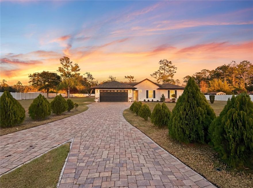 Welcome to your peaceful retreat on Bay Lake Ranch!  The fully remolded home sits on 1.05 acres providing plenty of room to enjoy the outdoors and privacy.  The four-bedroom, two bath home is fully remodeled and has a pool with a covered patio in the back.  Perfect for the warm Florida days.  The kitchen has top of the line upgraded appliances, premium cabinets and luxury quartz counter tops, with an oversized island that provides seating for four. Throughout the home you will find luxury vinyl flooring, recessed lighting, and upgraded light fixtures along with ceiling fans.  It includes beautifully remodeled bathrooms with glass showers and spectacular vanities.  This home provides all the bells and whistles, inside and out, you will find custom finishes and high-quality craftsmanship.  Outside you have an acre of land, great for parking camper, RV, Boat or any type of trailer. This home is located on quiet cul-de-sac and is completely fenced in with two gates for entrance. Remember NO HOA and NO CDD in this community. BAY LAKE RANCH is a highly sought after community, boasting beautiful custom homes and peaceful country living! Only Minutes to Melbourne Beach and major roadways making easy access to all the Central Florida attractions! 30 minutes to Lake Nona Medical City! Close to schools, restaurants and shopping!