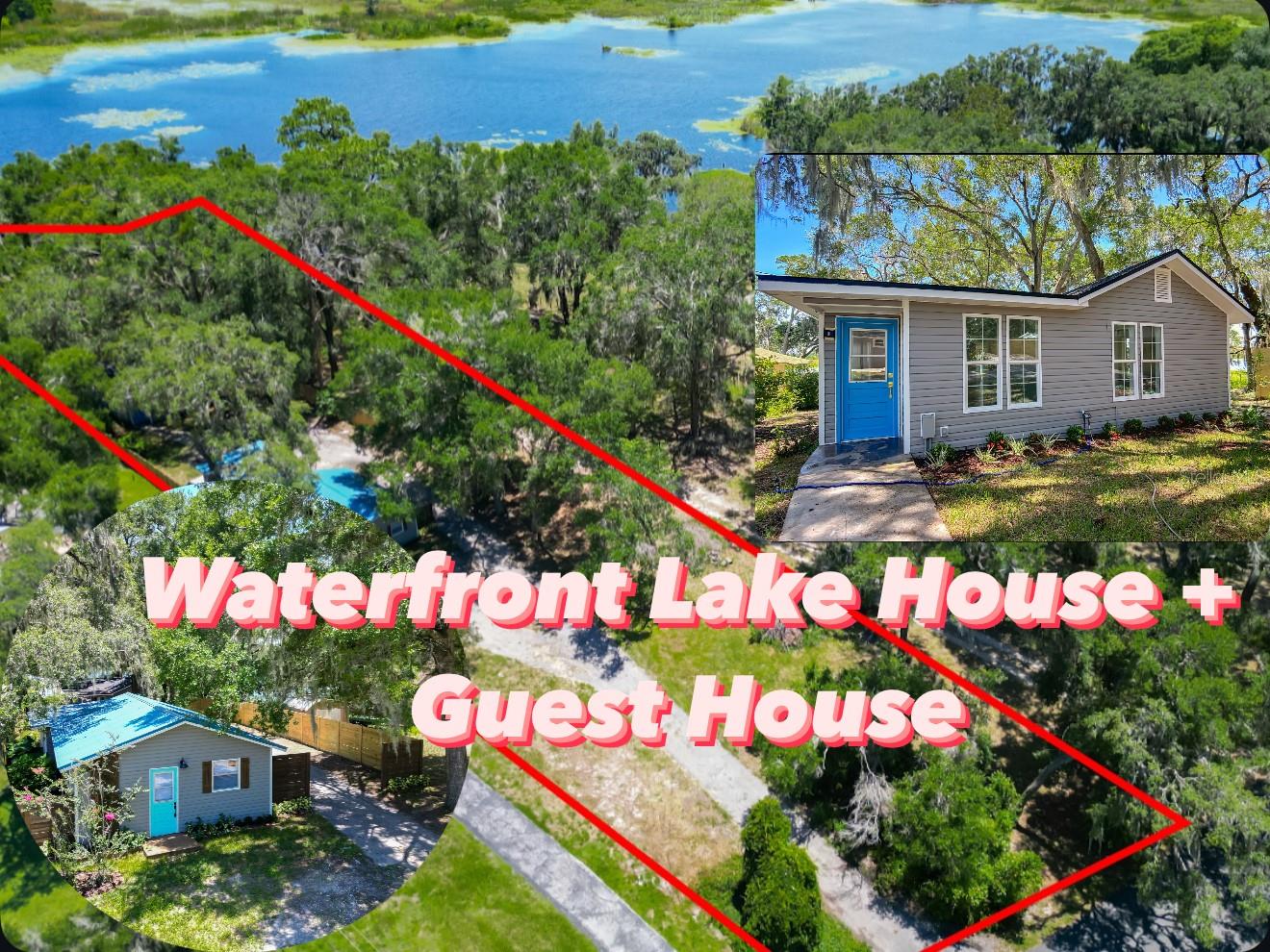 2 DETACHED HOMES + LAKEFRONT LIVING + INCOME OPPORTUNITY ON BRADLEY LAKE! THIS RARE PROPERTY FEATURES 2 FULLY RENOVATED SINGLE-FAMILY HOMES ON A SPACIOUS 0.52-ACRE LOT WITH 60 FT OF LAKE FRONTAGE AND 408 FT DEEP LOT*MAIN HOME - THE LAKE HOUSE IS A BEAUTIFULLY UPDATED 2 BED, 1 BATH WITH 1,048 FINISHED SQFT WITH A SUNROOM AND MULTIPLE DECKS OVERLOOKING STUNNING WATER VIEWS AND BREATHTAKING SUNSETS. 2ND HOME - THE GUEST HOUSE IS A 3 BEDROOMS, FULL BATH RESIDENCE WITH 800 FINISHED SQFT PLUS 1-CAR GARAGE AND A BRAND NEW METAL ROOF—PERFECT FOR MULTIGENERATIONAL LIVING, GUESTS, OR INCOME-PRODUCING AIRBNB/VRBO/SHORT TERM RENTAL ALLOWED**EACH BEDROOM HAS A SEPARATE ENTRANCE**THE ATTACHED GARAGE CAN BE USED AS A FLEX SPACE, SUCH AS A RECREATION ROOM, GAME ROOM, OR PRIVATE OFFICE, AND HAS ITS OWN SEPARATE ENTRANCE.
BOTH HOMES HAVE BEEN FULLY RENOVATED, INCLUDING NEW ROOFS, AND ARE MOVE-IN READY*ENJOY PUBLIC WATER, NO HOA, AND NO DEED RESTRICTIONS—GIVING YOU THE FREEDOM TO BUILD A PRIVATE DOCK, PIER, OR BOAT RAMP AND CREATE YOUR OWN LAKEFRONT OASIS. DIRECT WATER ACCESS TO BRADLEY LAKE, WHICH CONNECTS TO THE TSALA APOPKA CHAIN OF LAKES—TOTALING OVER 19,111 ACRES OF NAVIGABLE FRESHWATER FOR BOATING, FISHING, AND EXPLORING.
LOCATED IN PEACEFUL FLORAL CITY, JUST 1 MILE FROM THE 47-MILE WITHLACOOCHEE STATE TRAIL, AND CLOSE TO FLORAL CITY PARK, FORT COOPER STATE PARK, AND MAJOR NATURE ATTRACTIONS. ONLY MINUTES FROM INVERNESS, CRYSTAL RIVER, AND HOMOSASSA, AND A SHORT DRIVE TO TAMPA (67 MI) OR ORLANDO (86 MI) AIRPORTS.
TWO RENOVATED HOMES. INCOME POTENTIAL. LAKEFRONT LIFESTYLE. WHETHER YOU'RE LOOKING FOR A PRIMARY RESIDENCE, VACATION GETAWAY, OR INVESTMENT PROPERTY, THIS IS A RARE FIND. SCHEDULE YOUR PRIVATE SHOWING TODAY! HOUSES ARE NOT IN A FLOOD ZONE**OWNER/BROKER