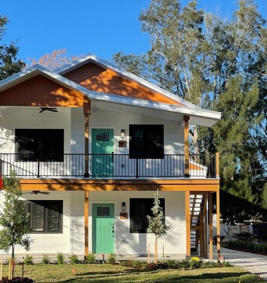 Build from the ground up 3 years ago so newer. Nice spacious 3 bedrooms 2 baths apt with 1 car garage. About 1 mile to downtown Clearwater and 3 miles to Clearwater Beach.

Open concept with cathedral ceiling 16' center solid wood kitchen cabinet with granite countertops, primary bedroom was a dual vanity in bathroom with a real nice walk -in closet. Large balcony perfect for a BBQ or just lounging 

includes water, garbage and yard maintenance