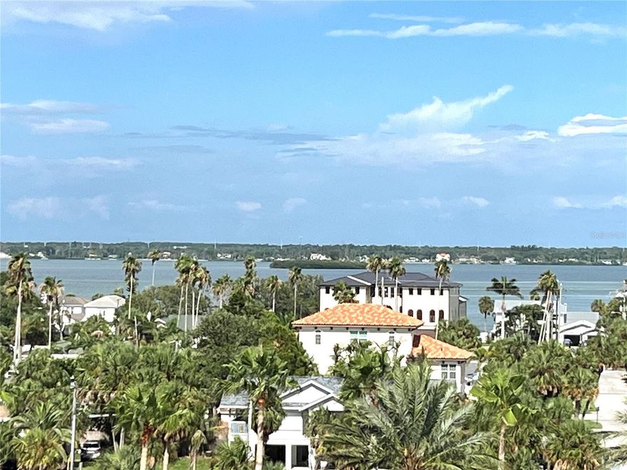 Come enjoy the most beautiful sunrises and views of the intracoastal waters from the private balcony of this SPACIOUS STUDIO located on the 5th floor of the sought after gated REGATTA BEACH CLUB on NORTH CLEARWATER BEACH. 
With 507 SQFT, this studio offers the largest studio floorplan within the building, offering comfortable living space and plenty of natural light. 
This studio features an independent HVAC MINI-SPLIT unit, storm rated impact glass panels, nice open floor plan, ceramic flooring throughout, and a large closet space.
The kitchen has nice ceramic tiled countertops, and a large breakfast bar.
The highly desirable North Beach location of this community provides the ultimate vacation experience, as a weekend getaway or second home. or as your permanent vacation residence. You will enjoy the pristine sugar sand of this quiet North Beach location far from the busy tourist beach. Or you can choose to relax around the beautiful pool area. You can also take a lovely walk north towards Caladesi State Park, or south towards Pier 60 and all the wonderful Clearwater Beach restaurants and attractions. Clearwater Beach has been voted many times #1 beach in the country. The community offers an Olympic size heated pool directly on the Gulf side, pool deck with barbecue areas, complete fitness center, social room, game room with table tennis and pool table, a spacious Community room with kitchen, a 13 seat Movie theater, Bicycle & Kayak Storage room, Workshop, EV Charging stations and Car wash facilities. The community grounds are always kept immaculate with daily maintenance, 24hr security and plenty of parking. The beach trolley stops in front of the property and is a great way to enjoy all Clearwater Beach has to offer: restaurants, nightlife, shopping, charter boat fishing, dinner cruises, sightseeing tours, dolphin spotting tours, pirate ship, daily sunsets at pier 60 with artisans, crafters, as well as musical entertainment. Live the Resort lifestyle of this unique beachfront retreat nestled along the pristine shores of Clearwater beach. You will always feel like you are on vacation in this remote paradise!! And when you aren’t soaking up the sun at your new beach condo, you can earn extra income with your investment by renting it out for others to enjoy! (90-day min lease period, always in high demand for seasonal rent)