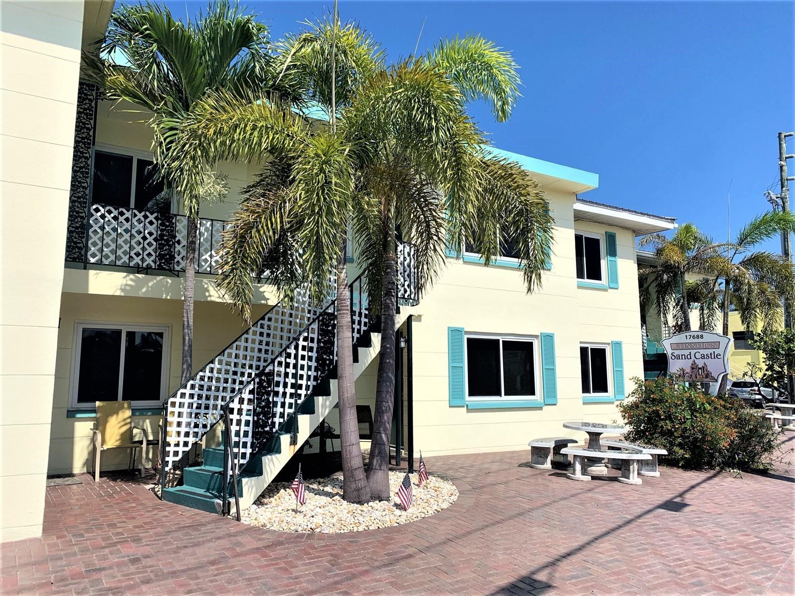 Live in Redington Shores at the Beach! This Cute 1 Bedroom, 2nd Floor apartment is just 300 yards from the Gulf and Sandy Beach. Lovely location on Gulf Blvd on the West (Beach) side of the street. No need to cross Gulf Blvd to get to the Beach! Public Beach access at the end of your street. Trolley stop on Gulf Blvd is nearby. Sorry, No smoking, No Pets. $160 Non-refundable Cleaning fee Required. Optional Partially Furnished. Room sizes approximate.