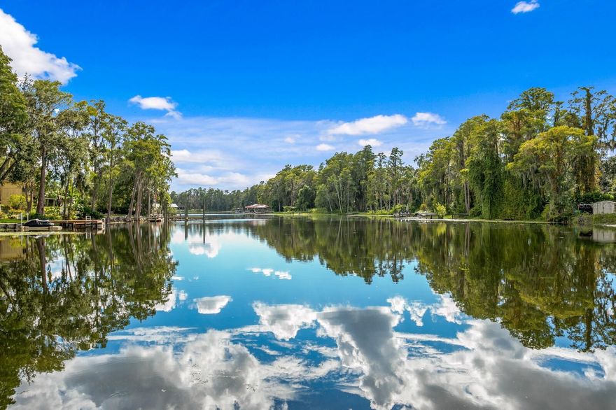 **Take a VIRTUAL VIDEO TOUR of this home now at www.19116Forrest.com** Get ready to enjoy the Odessa lake life in your beautifully updated pool home.  Situated under mature Oak trees and on a tranquil, nearly half-acre lakefront, non-flood zone lot, this home is zoned for one of Hillsborough County’s premier school districts – all A-rated schools (Hammond/Martinez/Steinbrenner)!  With nearly, 2,300sqft of living space, this home features 4 bedrooms, 2 baths and an oversized 2-car carport.  With no HOA or CDD restrictions, you can bring all of your toys and enjoy your large, lakefront lot.  As you arrive, you’ll find a large front yard and two majestic Oak trees that perfectly frame your newly painted ranch home.  A brand-new dimensional shingle roof was just installed, along with a new front door.  There’s plenty of parking on the long driveway along with additional storage under carport that can be easily converted into a 2-car garage.  Upon entering, you’ll find hardwood floors and an open-concept floor plan with a combined living and dining room.  The living room features a beautiful wood-burning fireplace flanked by custom built-in, lighted shelves.  The dining room offers plenty of space for sharing meals with family and friends.  Beyond the living room is the kitchen that includes thick granite counters, a complete set of updated Kitchen-Aid stainless appliances and loads of cabinets for storage.  The split-bedroom floor plan provides privacy for the residents.  The primary suite includes luxury vinyl plank floors, a ceiling fan, large primary bath and walk-in closet with custom shelving.  The primary bath includes a new vanity, granite counters, dual sinks, updated fixtures, an oversized garden tub and separate shower.  On the opposite side of the home, the 2nd and 3rd bedrooms are spacious and share an updated full bath, complete with granite counters, dual sinks and a tub/shower combo.  A spacious utility room offers cabinet storage and a tankless water heater for unlimited hot water.  Beyond the kitchen is a large family room with dual French doors that open to your private pool.  Adjacent is the 4th bedroom that also has French doors that open to the pool and it would make for a perfect home office space.  As you step outside, you’ll find a large, freshly re-screened, 1,000sqft enclosed lanai.  A freshly updated pool deck sparkles in the Florida sun and you’ll enjoy preparing meals in your outdoor kitchen with granite counters.  The private pool includes a gas-heated spillover spa.  Step outside to your large, fully-fenced backyard that includes a separate storage shed and lakeside fire pit.  The private dock has been recently replaced and includes a separate detachable floating dock that you can bring out to the middle of the 18-acre Lake Wood for boating, swimming and fishing fun.  Don’t wait to make this your new lakefront oasis today!