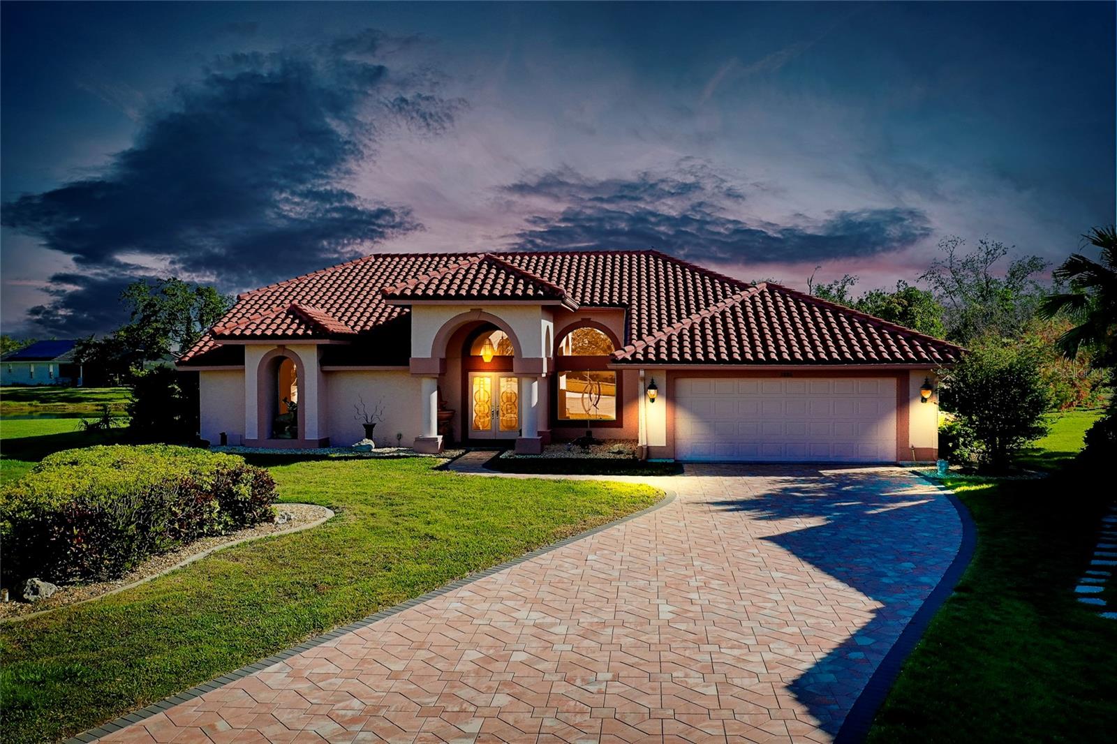 Art-Inspired Lakefront Luxury Home for Sale in Venice, Florida – Custom-Built with Saltwater Pool and Designer Finishes
Discover a one-of-a-kind luxury home for sale in Venice, FL, designed as a true artist’s retreat with breathtaking lake views and high-end custom features. Built by the renowned Arthur Rutenberg, this stunning single-family home offers 2,781 sq. ft. of living space on a beautifully landscaped, oversized lot just under half an acre.
Features That Inspire Creativity and Comfort
This custom-designed lakefront home includes a heated saltwater pool and screened lanai with outdoor kitchen and dining area, perfect for enjoying Florida’s year-round sunshine. Ideal for entertaining, the open-concept split floor plan seamlessly connects the Living Room, Family Room, and two ensuite bedrooms—each with direct pool and water views. This home is perfect for a multi-generational family or anyone seeking serenity and creative inspiration.
Interior Highlights Include:
Grand entrance with custom French doors and a vibrant transom window featuring seven stained-glass colors
Vaulted ceilings, skylights, and a wood-burning fireplace for natural light and warmth
Gourmet kitchen with granite countertops, soft-close cabinets, and pull-out trays for efficient storage
Custom dry bar and both formal and casual dining spaces – great for entertaining and hosting art-inspired events
Two spacious ensuite bedrooms with private pool access and panoramic lake views – perfect for a guest suite or private studio
Primary suite with a spa-inspired bathroom, featuring a luxury walk-in shower, custom tile work, built-in closets, and a double vanity
Recent Upgrades and Smart Features:
New concrete tile roof (2022)
Upgraded pool cage, pavers, and pool deck (2023)
Epoxy-coated 552 sq. ft. garage with extra storage
Energy-efficient thermal windows for UV protection and privacy
Professionally landscaped yard with premium curb appeal and exterior lighting
Optional Designer Furnishings & Art Collection
Unique, hand-crafted furniture, sculptures, and decor pieces are available for purchase under a separate contract—perfect for art lovers and home buyers seeking turnkey luxury with artistic flair.
Resort-Style Amenities in Quail Lake, Venice, FL
Located in the desirable Quail Lake community, this home gives you access to:
Community pool, pickleball, tennis, basketball, and shuffleboard courts
Clubhouse with fitness center, library, and game room
Just minutes from Venice’s white sand beaches, golf courses, boutique shopping, art galleries, and historic downtown Venice
Ideal for art collectors, luxury home buyers, or those relocating to Florida for a peaceful waterfront lifestyle, this move-in ready home combines elegance, creativity, and convenience in one extraordinary package.
? Schedule your private tour today to experience this custom luxury artist’s home in Venice, Florida. Opportunities like this don’t come around often!