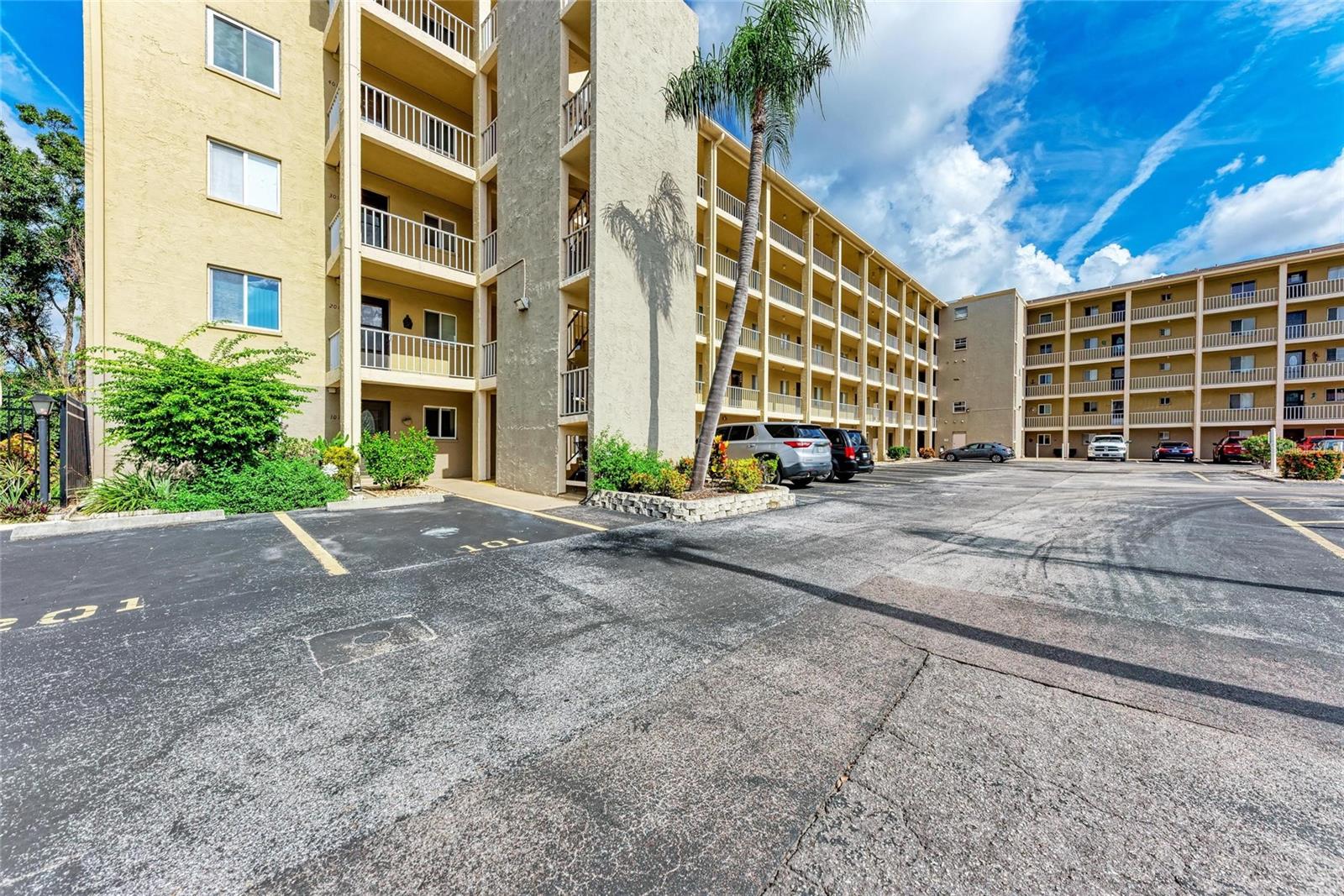 Attention Investors! Opportunity Knocks! Uncover the true potential of this 2 Bedroom, 1 Bathroom First floor unit at the lovely Bayshore on the Lake Condos. A/C was replaced in 2025! In unit Washer/Dryer. Don't miss the chance to make this your home! Bayshore on the Lake is an active 55+ community with pool, clubhouse, fishing pier, and shuffleboard courts. It is conveniently located near our beautiful Gulf Beaches, shopping and restaurants. The condo fee even includes cable & internet. Perfect home year-round or seasonal residence.