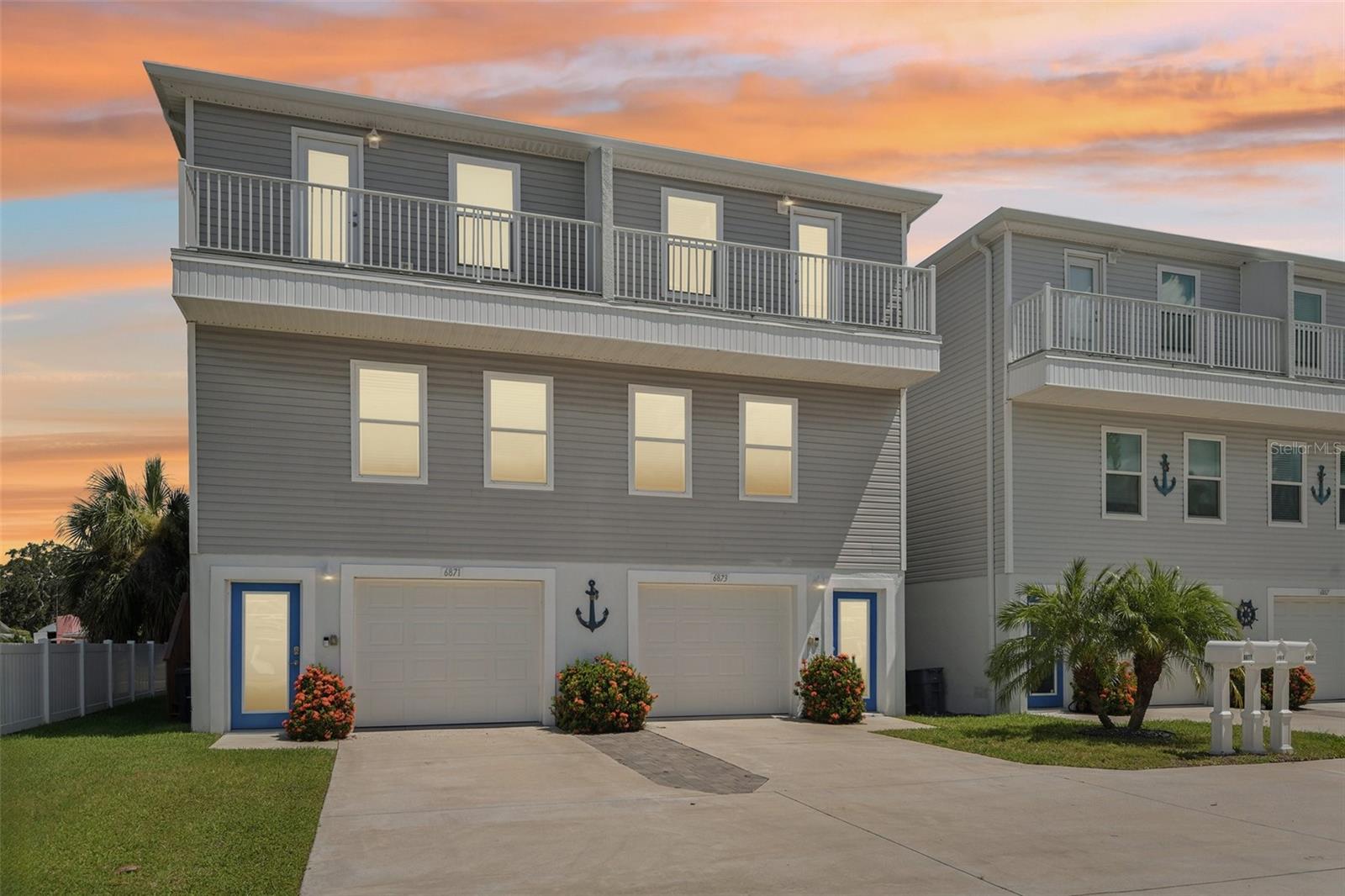 One or more photo(s) has been virtually staged. Waterfront living at its finest in Pelican Watch!
Welcome to your very own slice of paradise on a deep saltwater canal with direct access to the Gulf. This spacious 3-bedroom, 3-bath townhome with a floating dock and elevated deck is tucked away in the heart of Hudson Beach—a charming coastal neighborhood where life moves a little slower, and the sea breeze is always just a porch away.
Inside, you’ll find an open main floor designed for easy living and entertaining. The kitchen is a true standout—crisp white shaker cabinets, soft-close drawers, granite counters, a walk-in pantry, island seating, and stainless appliances—all thoughtfully arranged under recessed lighting. The waterproof luxury vinyl plank flooring adds both style and durability, making beach days a breeze.
A bedroom and full bath are also conveniently located on the main level, along with an interior laundry room and a spacious great room that flows onto a large covered porch overlooking the canal—perfect for your morning coffee or sunset unwinding.
Upstairs, two peaceful suites await, each with its own full bathroom and private balcony. One of them has stunning water views that’ll make it hard to leave. All three bathrooms are tastefully updated with tiled showers or tubs, glass enclosures, and elegant vanities.
Downstairs, there’s a private garage with tandem parking and a separate storage room—plus sliders that lead right out to the canal. Great for a bonus game area. Outside your very own large deck leads to the private floating dock, where electricity is already installed at the seawall if you’re thinking about a boat lift.
You’ll love exploring this golf cart-friendly neighborhood with easy access to local marinas, waterfront restaurants (yes, Sam’s on the Beach is as fun as it sounds!), the public beach, and a string of tiki bars with unbeatable sunset views. Whether you love fishing, boating, beachcombing, or just soaking in coastal charm, this home puts you right where you want to be.
Grocery stores, medical centers, and major roads are all within easy reach—and Tampa International Airport is just about an hour away.
Ready to make this your everyday getaway? Come see it for yourself—you're going to fall in love.