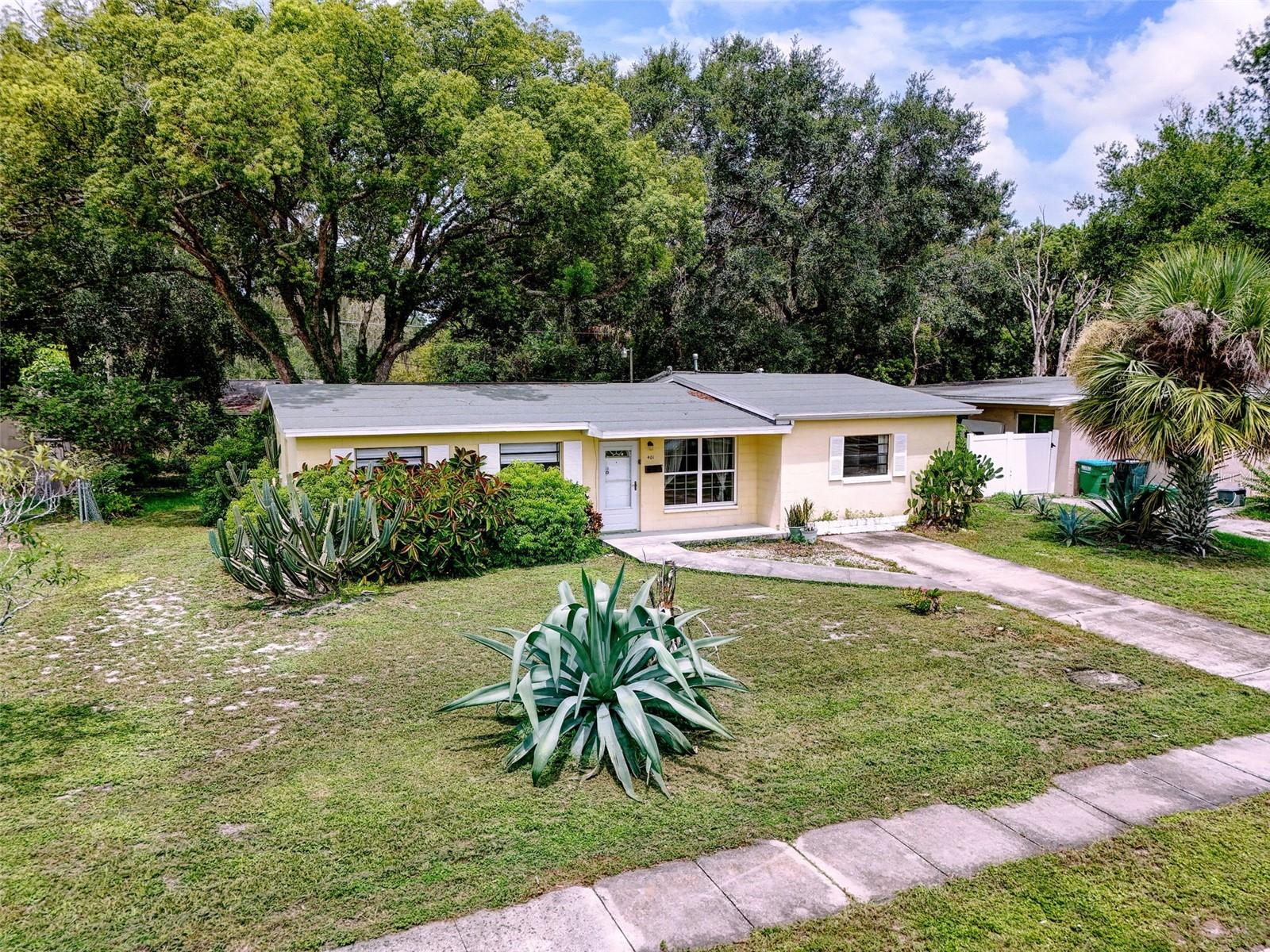 Move-In Ready Single-Family Home in Casselberry with Major Updates, Oversized Lot, No HOA and OWNED AND LIVED IN BY THE SAME FAMILY FOR THE LAST 55+ YEARS!! Welcome to 401 Elm Drive in Casselberry! PRIDE OF OWNERSHIP is everywhere in this 4-bedroom, 2-bathroom Block Construction Single Family Home, which sits on a beautiful, oversized lot with mature trees and tons of greenery: all with no HOA restrictions in one of the most sought-after areas of town!
Let’s talk upgrades! A brand-new roof was installed in September 2024, and nearly every corner of the home has seen thoughtful updates completed in 2025. Step inside to find new luxury vinyl plank flooring (2025), fresh interior paint (2025), modern light fixtures (2025), ceiling fans in every room (2025) and electrical upgrades that include new and updated electrical outlets (2025). The kitchen is fully renovated (2025) with brand-new stainless-steel appliances, updated countertops, a modern sink and faucet, and freshly refinished cabinetry that blends well with the new flooring and neutral paint tones.
Both bathrooms are updated and cleanly preserved, each with its own character. One offers a vintage-style tiled shower with updated vanity and mirror, while the other features a bathtub/shower combo with newer fixtures and bright, stylish tilework. The layout also includes an interior laundry room right off the kitchen, equipped with a modern stacked washer and dryer and extra space for storage or a folding station.
The living and dining spaces are light-filled and spacious, flowing directly into a fully enclosed Florida room overlooking a truly serene backyard oasis. It’s the kind of backyard you don’t often find at this price point - partially fenced, peaceful, and lined with towering trees and lush greenery for natural shade and privacy. There’s even an attached storage room with power for tools, hobbies, or workshop use.
Zoned for A-rated local schools, including Casselberry Elementary and Lake Howell High School, this property sits just minutes from all the shopping, dining, and conveniences that make Seminole County so sought-after. You’re close to major commuter routes but tucked into a quiet neighborhood with no through-traffic.
This is the rare combination of move-in-ready updates, a massive private yard, and a desirable school zone, all priced at the entry level for Single Family homes in the area. Whether you’re a first-time buyer, someone looking to downsize, or an investor seeking a long-term rental, this home delivers serious value.
Schedule your showing today and see firsthand why 401 Elm Drive is one of the best purchase opportunities on the market!
