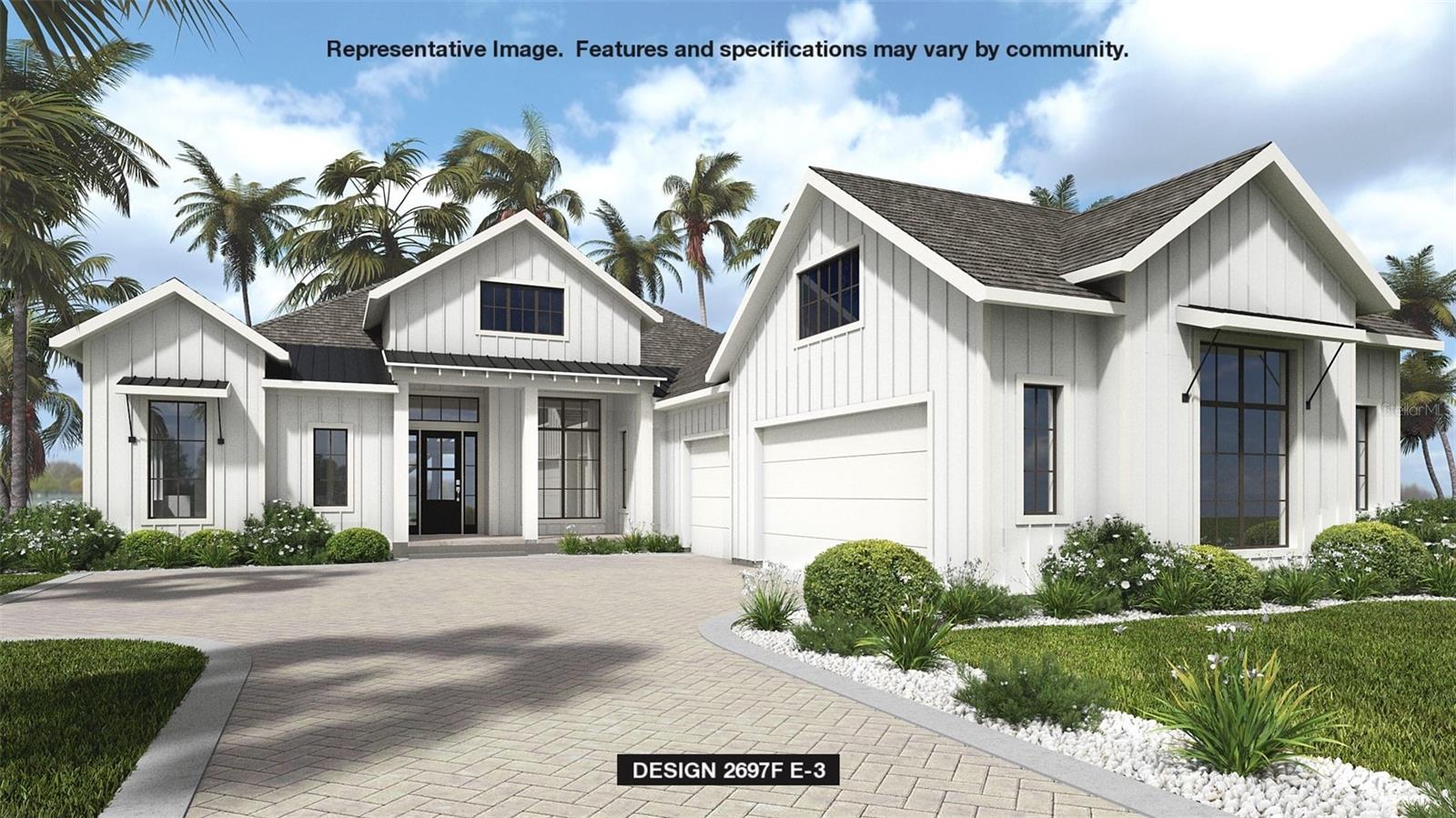 Under Construction. A welcoming covered front porch leads into the entryway of this home, where a private home office awaits just beyond the door. Hardwood floors throughout living areas. The open-concept family room features soaring ceilings, wood mantel fireplace and a sliding glass door that opens to an extended covered lanai overlooking the backyard. Flowing from the family room, the dining area connects to a well-appointed kitchen, which includes an island with built-in seating, ample counter space, 5-burner gas cooktop and a walk-in pantry. The primary bedroom, located off the main living area, is highlighted by a wall of windows. French doors open to a luxurious primary bathroom with dual vanities, a freestanding tub, a glass-enclosed shower, and two walk-in closets. Secondary bedrooms each come with their own full private bathroom and walk-in closet. The laundry room and drop zone are conveniently located along the hallway that leads to the three-car garage.
