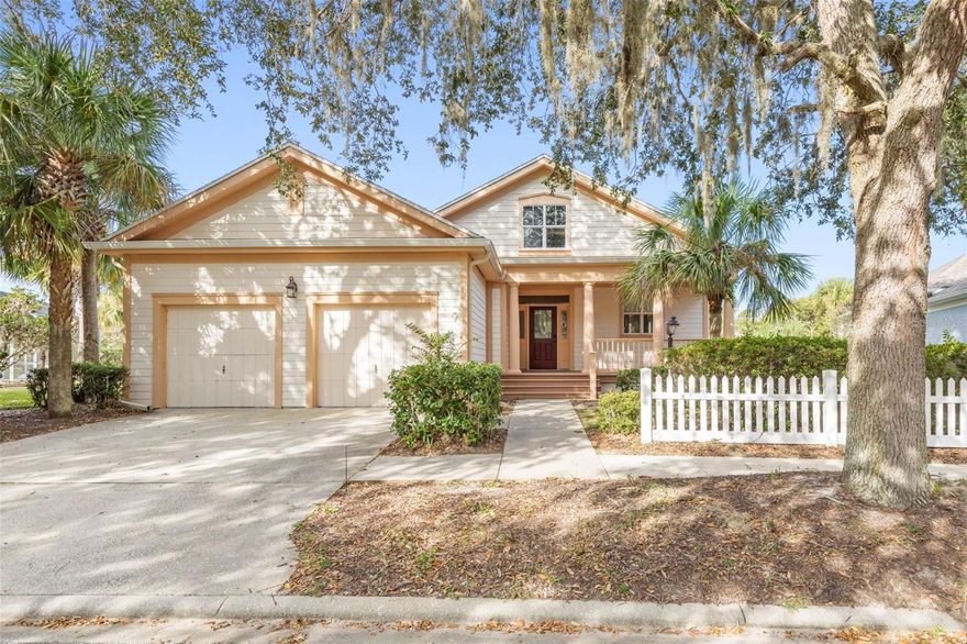 One or more photo(s) has been virtually staged. Beautiful LAKE VIEW home located in the desirable Grand Haven community, located on a quiet street this cul-de-sac home boasts a 3/2 floorplan with tile and laminate flooring.
Abundance of natural light throughout the home. An open and bright great room, kitchen with lots of cabinet space and counters. The master bedroom features an ensuite bath with a garden tub and a large shower with dual vanities. The second and third bedrooms share a jack-and-jill bath, along with ample laundry room space. You can view the lake from everywhere in the home as well as the covered back porch sitting area. 

The Grand Haven private community has much to offer. Two swimming pools, two fitness centers, multiple game courts, and a playground. Golf on the Jack Nicklaus course, a clubhouse with a Bistro/Bar and its very own Private County Club, walking and biking trails along the Inter-coastal. 
Golf membership is available but NOT mandatory, trial membership is also available upon request, see the following link: https://www.grandhavengc.com/membership-opportunities/.
There are two convenient bridges over the Intracoastal Waterway, providing access to 19 miles of beaches. 

The community is also just a half-hour from the nation’s oldest city, St. Augustine, or world-famous Daytona Beach and an hour to Orlando or Jacksonville. This is a must-see home, once you see it you will want to make it yours!