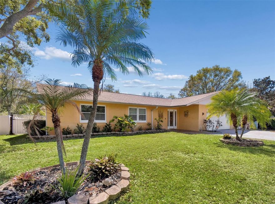 Come fall in Love with this Spacious 3bd 2.5 ba 2car garage pool home. This Executive home nestled in a cul-de-sac less  than 1/4 mile to sought after Safety Harbor. HAVAC and Roof within 5 years. Windows replaced 2015. Chefs Kitchen with Exotic Granite and custom cabinets featuring stainless steel appliances, a butlers pantry, half bath and laundry room. This spacious Estate offers open concept with high ceiling, custom woodworking, skylights and more. Back yard oasis with  pavered deck around  the  in-ground pool with fire pit area and no rear neighbors. Large living areas with fireplace and bonus screen room with a beautiful view of the park like setting. The  Main bedroom with en-suite bath features granite, wood cabinets, tiled shower with double closets. Two spacious extra bedrooms with a gorgeous remodeled granite and travertine shower. Located in Forest Wood Estates, a polished but NOT a deed restricted community. 10-20 min to airports and only  6 miles to Famous Clearwater beach featuring some of the best Beaches, fishing and entertainment in the world. NO FLOOD ZOOE