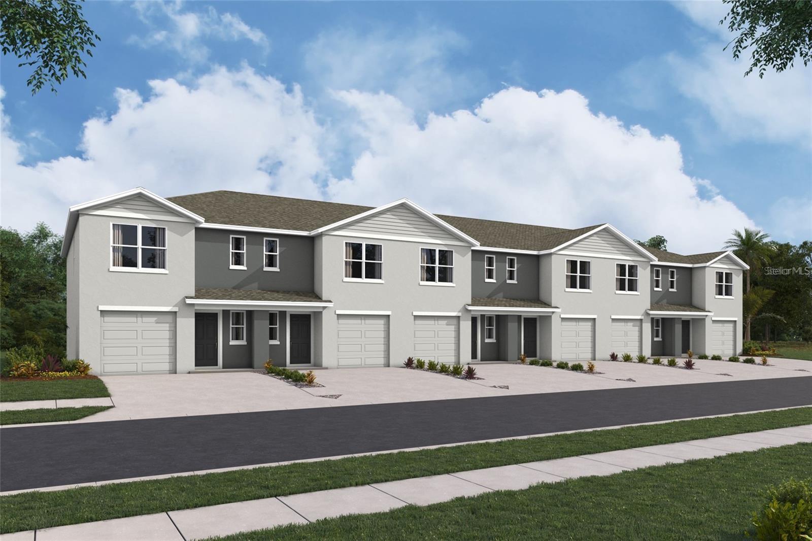 This modern two-story townhome is available for rent and offers a spacious, open-concept layout perfect for comfortable living. The first floor features a large kitchen, powder room, and a bright family room that opens to a private patio. Upstairs, you'll find a generous Primary Suite with an ensuite bathroom, two additional bedrooms, a second full bath, and a convenient laundry area. The home includes all major appliances—refrigerator, built-in dishwasher, electric range, microwave, washer, and dryer. Photos, colors, features, and dimensions are for illustrative purposes only and may vary from the actual home.