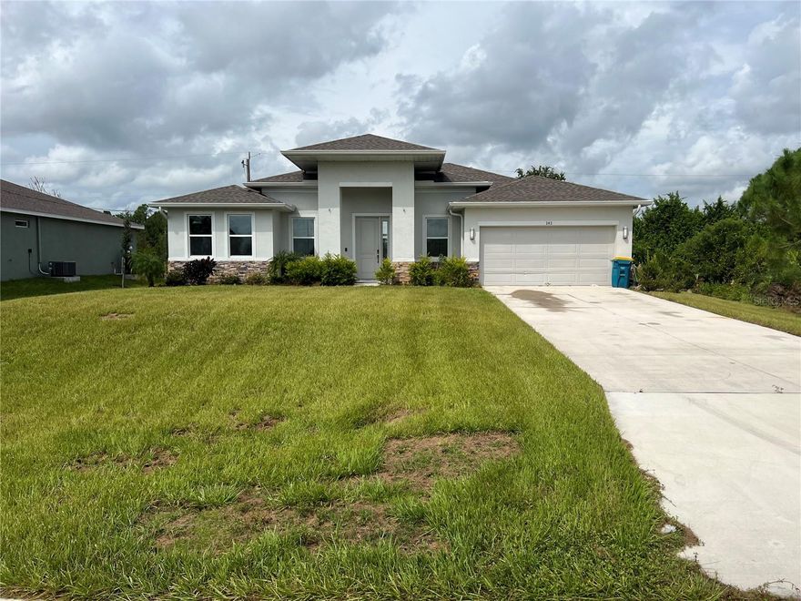 Come see this beautiful 3 bedroom 2 full bath smart home. Home was built in 2020. Walk into the open layout with granite countertops throughout. The master bathroom comes complete with dual sinks and a walk in shower. Kitchen includes above and under cabinet lighting with a large granite island with upgraded cabinets. The house has a full two car garage and plenty of room for outdoor activities. The home will require new carpet in the bedrooms. There are so many possibilities with this home, be one of the first to own a home in this up and coming neighborhood. Home is being sold As Is, contact the agent quickly because this house won't last long!