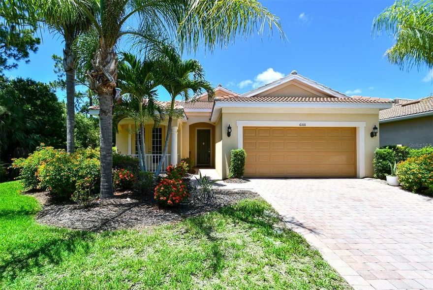 One of the best values on Palmer Ranch* A free standing maintenance free home in popular Isles of Palmer Ranch* Located at the end of the cul de sac with private protected preserve on one side* This 3 bedroom 2 bath great room floor plan is in move in condition* Kitchen features white cabinets, granite counters, stainless appliances* Room for a private pool off screened lanai with landscaped views* Large neutral tiles on the diagonal throughout living area* Garage has an extra deep 4 ft. extension for additional storage* Paver brick driveway, walkway & front porch* Kitchen eat in area has French Doors leading to a front porch* Hurricane shutters* Community features resort style amenities: heated pool, tennis, fitness center, clubhouse , bocce court & playground* Located on Popular  Palmer Ranch near world famous Siesta Key Beach,  shopping, golf, restaurants, Legacy Bike Trail, YMCA & easy access to I-75* Furniture package available at additional cost*