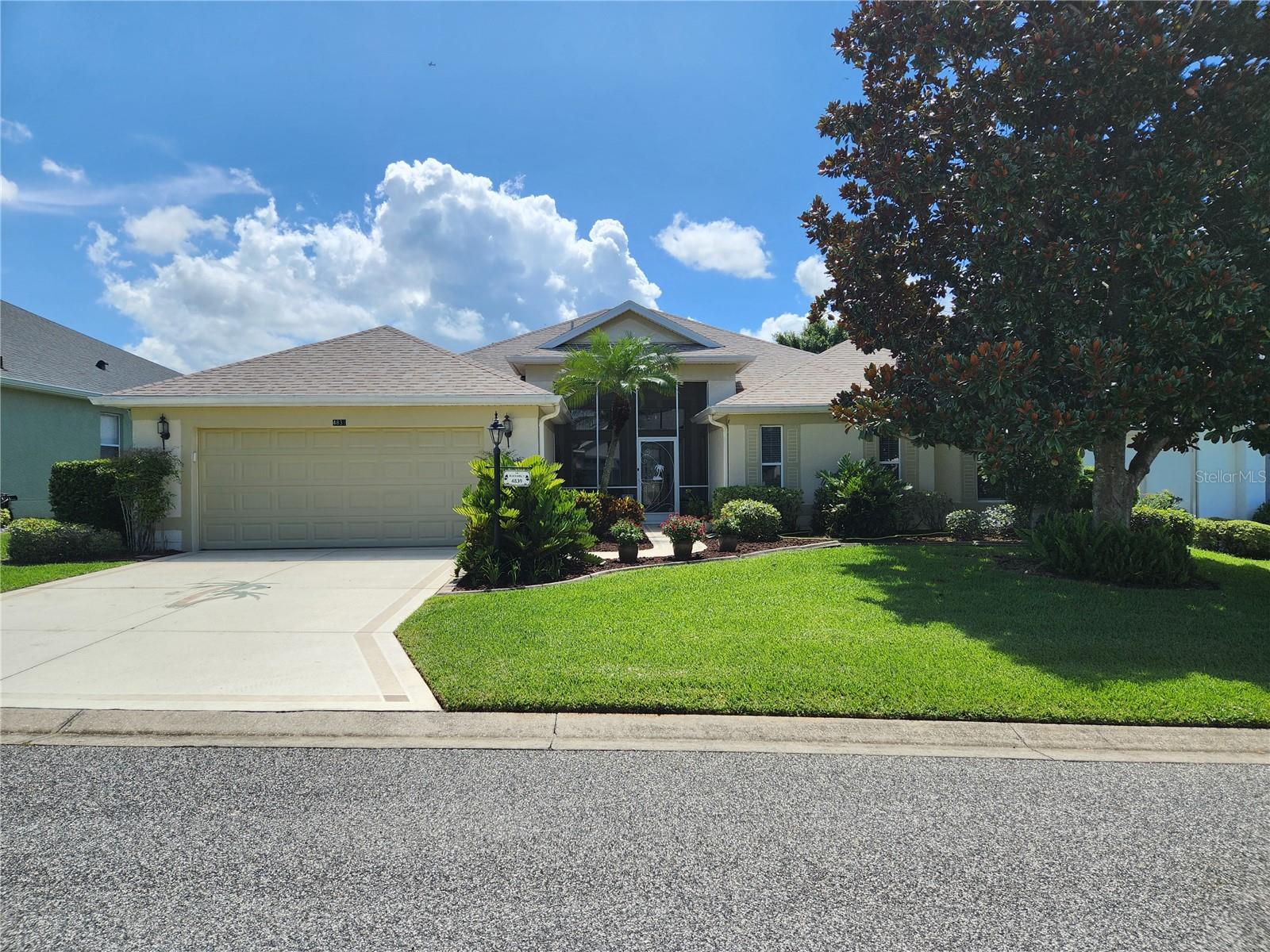 Golf Course Living on 10 Green of Cranes Roost! Enjoy the view from your fully enclosed, spacious Sunroom!
This large 2586 square foot single-owner home overlooking the 10th Green of Cranes Roost in the Plantation @ Leesburg is now for sale. In addition to the large living room, dining room, family room, and expansive kitchen, there are 2 master bedroom suites, an office/study, and a wet bar adjacent to the dining room.
The entry, central foyer, office, living room, and dining room have 12-foot ceilings. The kitchen area and bedroom ceilings are vaulted, running 8 to 12 feet, which emphasizes the room's spaciousness.
A lovely, east-facing 27 x 11 sunroom, which has oversized, tall sliding glass windows on the 3 exterior walls, just might become your favorite spot to sit and watch the golfers on the 10th Green.
The home's A.C. was replaced in 2018, the roof in 2025. Additionally, there are 31 solar panels on the roof, which greatly reduce the cost of electricity. The flooring in the family room/kitchen area and the 2 bathrooms is ceramic tile, whereas the dining room, living room, study, master bedroom suite 1, its closet and the entry hall closet flooring is engineered hardwood.
Please compare, the view, location, layout, savings in electricity, and amenities this beautiful home offers compared to many on the market that are thrown together with limited options and built as quickly as possible, and you will see the value this home will give you for your next chapter of your life.