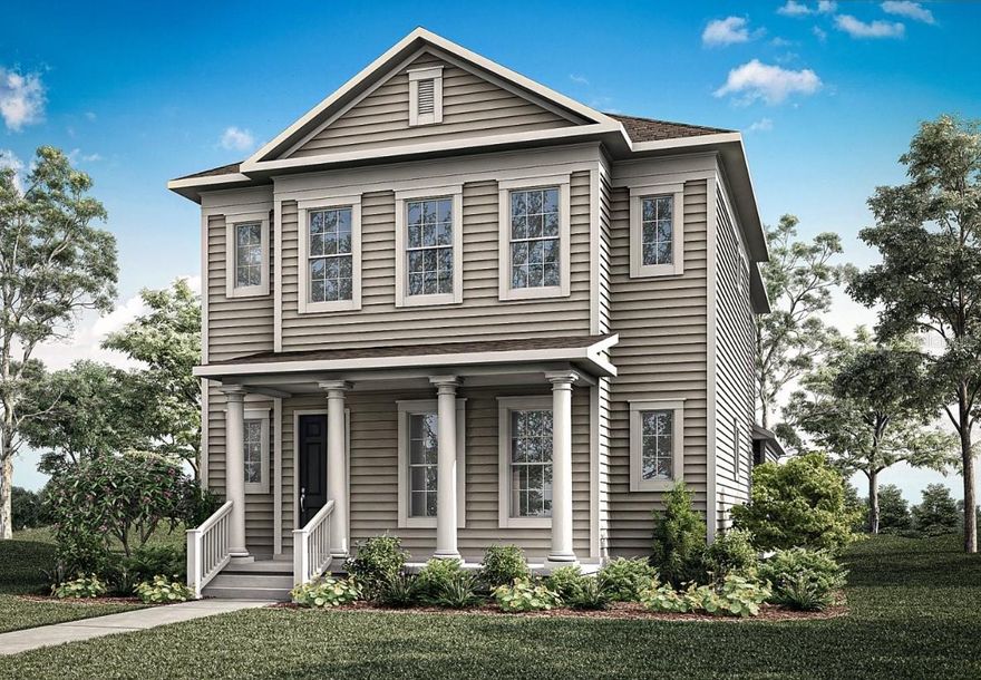 Under Construction. The Heron plan is a 2-story family home that offers spacious and open living. This 4-bedroom, 2.5 bath home with a first floor Study and expansive loft space for added living space. Featuring a gourmet kitchen with natural gas cooktop and built-in convection microwave and oven. The open kitchen features 42" cabinets, a breakfast bar at the island, and a large walk-in pantry. Extend your living out onto the covered lanai backing to conservation area.