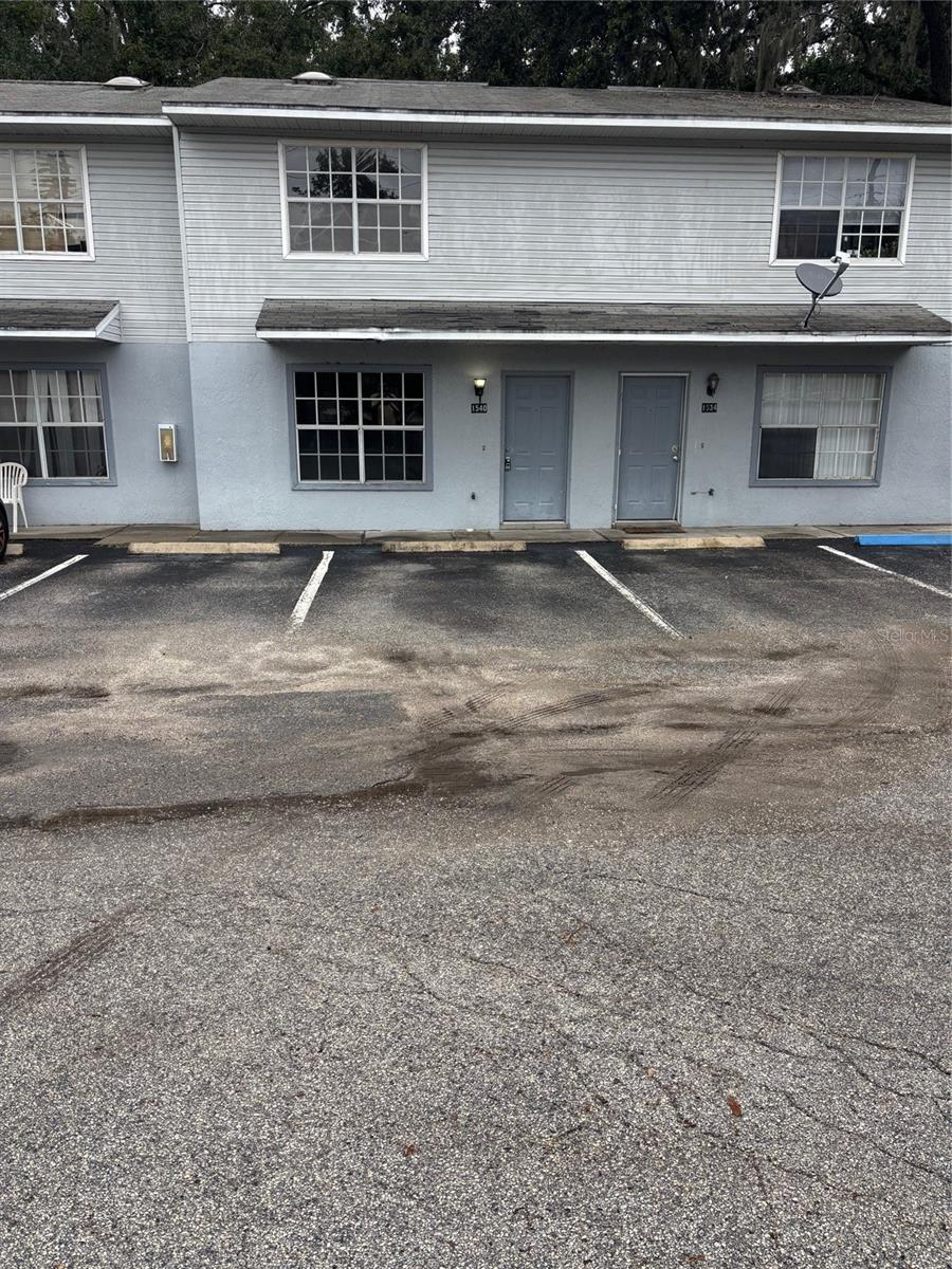 Two bedroom one and a half townhouse in Tavares. Unit features vinyl plank and carpet. Spacious bedrooms and full bath upstairs
Unit has indoor washer and dryer hookups as well as a large storage 6x6 storage shed off the back door.