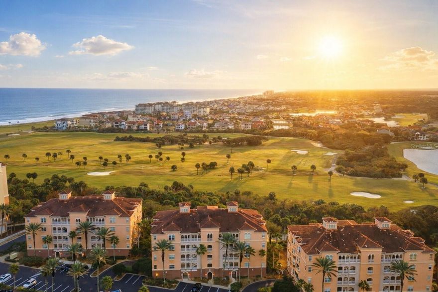 One or more photo(s) has been virtually staged. Seller offering $10,000 toward Hammock Beach Club membership at closing!
Enjoy maintenance-free beachside resort living just steps from the Atlantic Ocean inside the gated Hammock Beach community. This updated second-floor corner villa is a short walk to private beach access, making morning shoreline strolls, afternoon swims and sunset walks part of everyday life. Featuring a brand new 2026 suite of kitchen appliances, fresh interior paint and new lighting, this 1,696-square-foot, 3-bedroom, 2-bath residence is move-in ready. The open living and dining layout is designed for relaxed coastal living and easy entertaining, and the corner location provides added privacy and natural light. The living area opens to a spacious private patio, ideal for morning coffee before the beach or evenings enjoying the ocean breeze after a round of golf. Furnishings are negotiable, offering the opportunity for a turnkey coastal retreat.
Life at Hammock Beach is built around an active yet effortless lifestyle. With Hammock Beach Club membership, residents enjoy access to the multi-level pool complex with lazy river and waterslides, luxury spa and fitness center, tennis and pickleball courts, marina access and multiple dining venues ranging from casual poolside to elevated oceanfront experiences. Golf enthusiasts appreciate two championship courses, including the Jack Nicklaus Ocean Course with sweeping Atlantic views and the Tom Watson Conservatory Course, offering year-round play in a stunning coastal setting. Few communities offer this rare blend of private beach access, championship golf and true resort-style living in one gated oceanfront setting. Conveniently located approximately 30 minutes to historic St. Augustine, about one hour to Jacksonville and roughly 90 minutes to Orlando’s world-renowned attractions including Disney World. Ideal as a primary residence, vacation retreat or income-producing investment property.  An exceptional blend of lifestyle, location and long-term value!