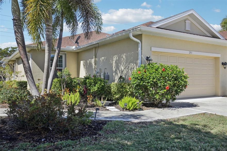 Welcome to your slice of paradise in sunny Venice, Florida! This spacious 2-bedroom, 2-bathroom villa with an office/den, 2 car garage, offers the perfect blend of comfort, style, and maintenance-free living in a highly sought-after gated community.
Step inside and be greeted by an open, light-filled floor plan featuring a large kitchen with stainless steel appliances, ample cabinetry, and plenty of counter space — perfect for cooking and entertaining. The office/den includes a solar tube for extra natural light, creating an ideal workspace or cozy reading nook.  Enjoy peaceful mornings and relaxing evenings on your extended screened-in lanai overlooking a beautiful lake view — the perfect setting for Florida indoor-outdoor living. Every window and sliding door features brand new accordion hurricane shutters, giving you peace of mind during storm season.

Additional highlights include a two-car garage, an inside laundry room, and plenty of storage space. 
This maintenance-free community takes care many extras — including roof replacement, exterior painting, pressure washing driveways, lawn care, irrigation, and more — so you can focus on enjoying the Florida lifestyle. Spend your days lounging by the sparkling community pool, in the gated dog park or taking part in the vibrant social activities available to residents.

Located just minutes from Venice’s gorgeous Gulf beaches, charming downtown boutiques, fine dining, and a variety of shopping options, this home offers convenience and coastal living at its finest. Explore nearby Venice Beach, Caspersen Beach, and Nokomis Beach, or take a stroll along historic Venice Avenue with its inviting restaurants and local art galleries.

This is more than a home — it’s the Florida lifestyle you’ve been dreaming of.

Schedule your private showing today!