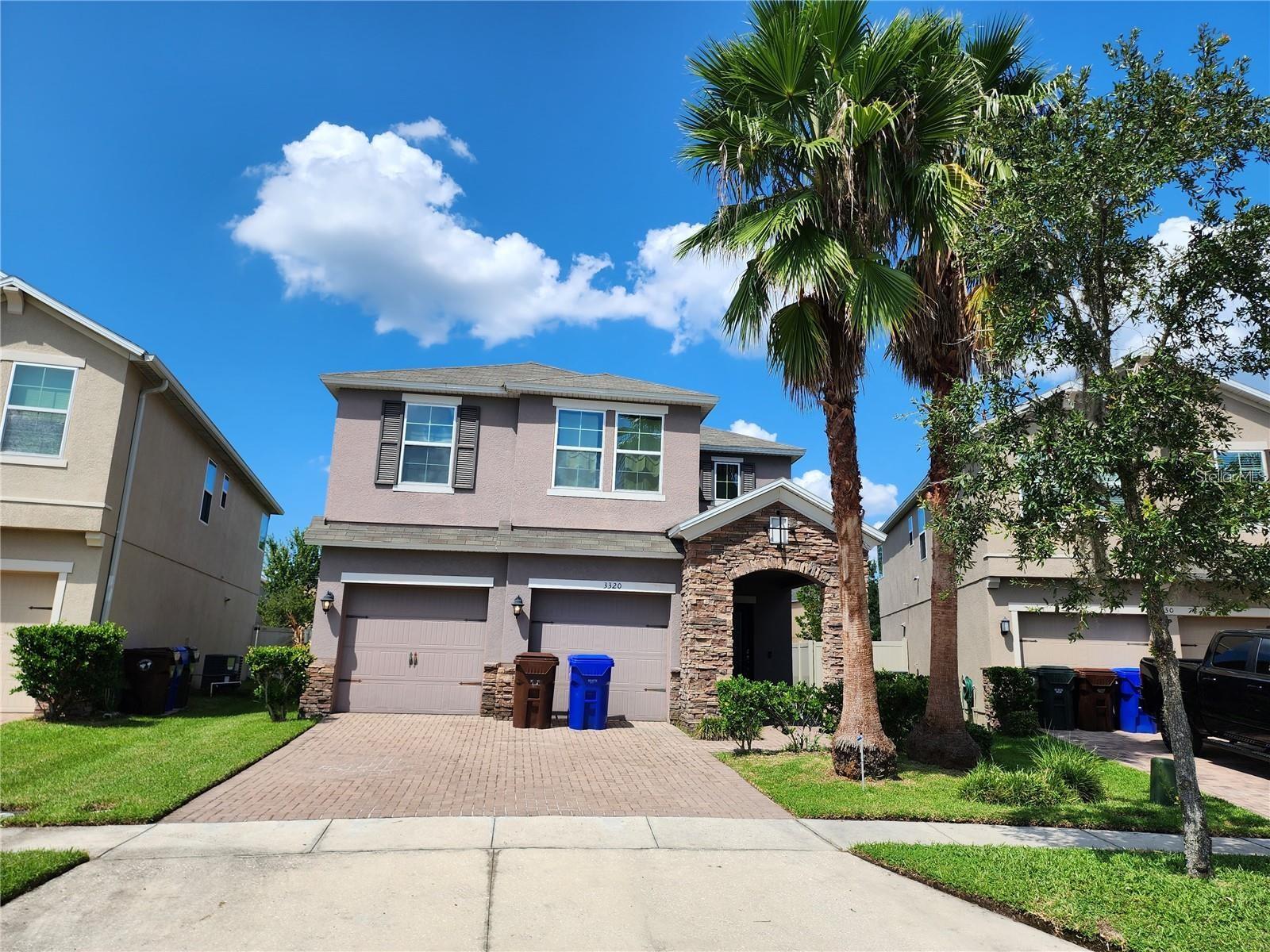 Welcome to the Preserve at Tapestry and your new 4BD/2.5BA +LOFT HOME, with an open main floor, upgraded kitchen and fantastic community amenities! The paver driveway, stone accented walkway and mature landscaping add curb appeal and welcome you home! The spacious living and dining areas are both open to the kitchen with easy care TILE FLOORS and sliding glass door access to the covered lanai. The kitchen is perfect for entertaining with a long ISLAND offering bar seating, GRANITE COUNTERTOPS, STAINLESS STEEL APPLIANCES that include a double wall oven, pantry for ample storage and a decorative backsplash! The main floor also offers a convenient half bath. Heads up stairs where you will find a generous BONUS ROOM/LOFT, a flexible second living area, play space or enclose for another bedroom! Your PRIMARY SUITE is light and bright and delivers a WALK-IN CLOSET and generous EN-SUITE BATH. Start and end your day with ease, this bathroom features an extended DUAL SINK VANITY, SOAKING TUB and separate GLASS ENCLOSED SHOWER. Two additional bedrooms share a second full bath. This community boasts resort style amenities that include a beautiful POOL with a water view, PLAYGROUND and open PARK area. You are just minutes from shopping and dining at The Loop, John Young Parkway, 417 and the Florida Turnpike for a quick commute anywhere you need to be.
