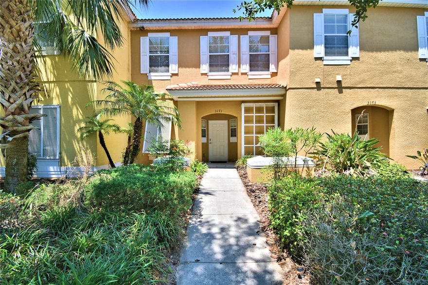 THIS GORGEOUS LAKEFRONT 3 BEDROOM TOWNHOME, in the amenity-rich Encantada Resort just over 4 miles from DISNEY WORLD, is zoned for short-term rental so bring your family when you want, and have it earn income when you're not here! New stellar quartz countertops in kitchen and bathrooms, and your PRIVATE OASIS includes HEATED POOL. Locked Owners' Storage allows you to keep your belongings for less luggage when you visit! Units in the amazing Encantada Resort are almost always booked. The Resort offers tons of amenities, concierge service, includes cable and internet, is close to theme parks, restaurants, dine-in movie theater, Margaritaville and H2O park, and the villa is turn-key ready. 
THIS SHOULD BE YOUR HOME AWAY FROM HOME!!! Book an appointment today!