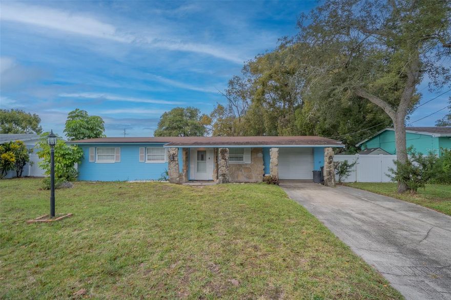 Discover Charm and Versatility in Ormond Beach. Welcome to a home that perfectly blends modern updates with endless potential. At the heart of the home, a stunningly updated open kitchen features a beautiful center island—the ideal spot for morning coffee, meal prep, or gathering with friends. The kitchen flows seamlessly into the living/dining area, creating an airy, connected feel. Just beyond, discover a spacious sunken family room that leads to a versatile enclosed bonus space. Whether you envision a home cinema, a creative studio, or a playroom, this room adapts to your needs. With room for a closet, this could easily be converted into a fourth bedroom. The primary suite is a true retreat, offering dual access points, a massive walk-in closet, and a private attached office perfect for remote work. Located in an established neighborhood, the home is a couple blocks from Sanchez Park and US-1.  Sanchez Park offers a playground, boat ramps, fishing docks, picnic tables and restrooms.  From US-1, you’re only minutes away from grocery stores, medical, shopping, restaurants, schools, the beach and more.