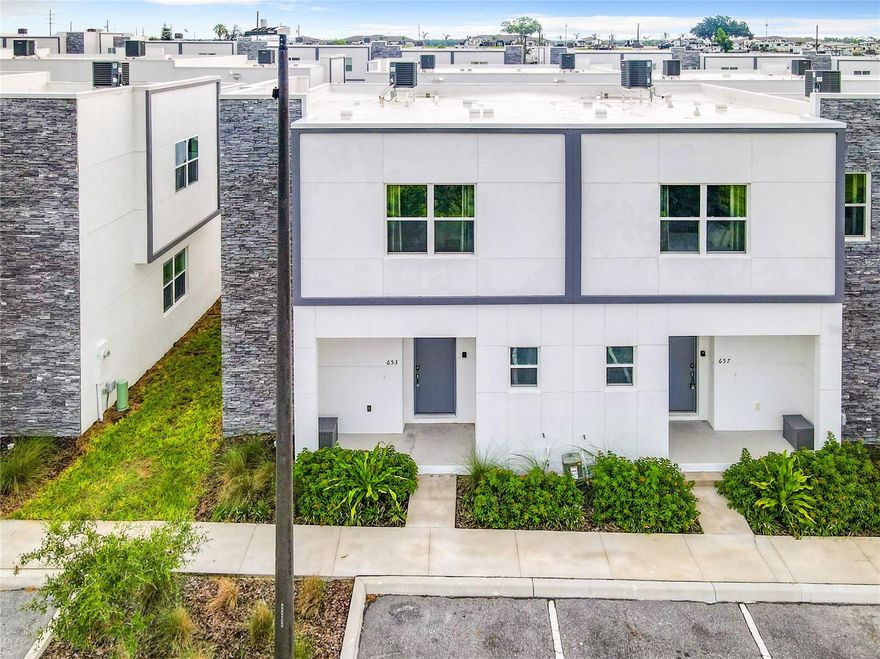 Experience premium Orlando living in this newly completed, fully furnished turnkey townhouse at The Azur Resort. Featuring 5 bedrooms, 4 bathrooms, and a private pool, it offers exceptional flexibility for both short- and long-term rentals. The community includes a modern clubhouse with a community pool. Ideally located just three exits from Disney, with Aldi, Publix, Wawa, shopping centers, the Orlando Health Center, and Champions Gate golf courses minutes away. Low HOA fees and excellent accessibility make this an outstanding investment opportunity. Currently rented long term with a lease expiring on 09/30/2026. Schedule your showing today.