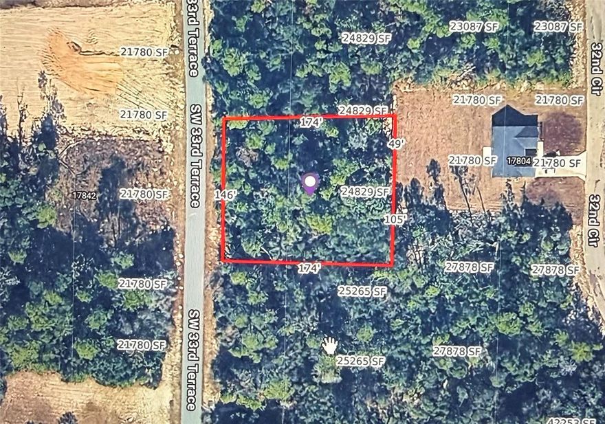 Oversized 0.57-acre residential lot in the growing community of Marion Oaks, Ocala, FL! Zoned for single-family homes, this spacious property offers plenty of room to build your custom home, pool, garage, or outdoor living space. Located on a paved road with nearby utilities and easy access to shopping, schools, dining, and I-75. No HOA and surrounded by new construction, making this a great opportunity for homeowners, builders, or investors alike. Don’t miss your chance to own a large homesite in one of Ocala’s fastest-growing areas!