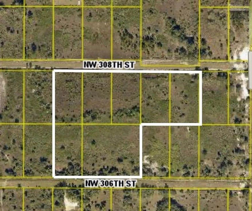 Discover 10 acres in the desirable Viking/Prairie area, offered as 8 adjoining lots sold together—a rare opportunity for space, privacy, and long-term potential. This property includes 5 lots along 308th and 3 lots along 306th, with culvert access already in place on 306th for easy entry. The land is partially cleared, giving you a head start on future improvements while still offering natural privacy and flexibility. Perfect for those seeking freedom and flexibility, this land allows animals, recreational vehicles, and all your outdoor toys. With the ability to apply for an agricultural exemption, the property is ideal for farming, grazing, homesteading, or simply creating your own private rural retreat.Whether you're looking to build, invest, or enjoy wide-open space, this 10-acre package offers endless possibilities in a peaceful, fast-growing area of Okeechobee County.