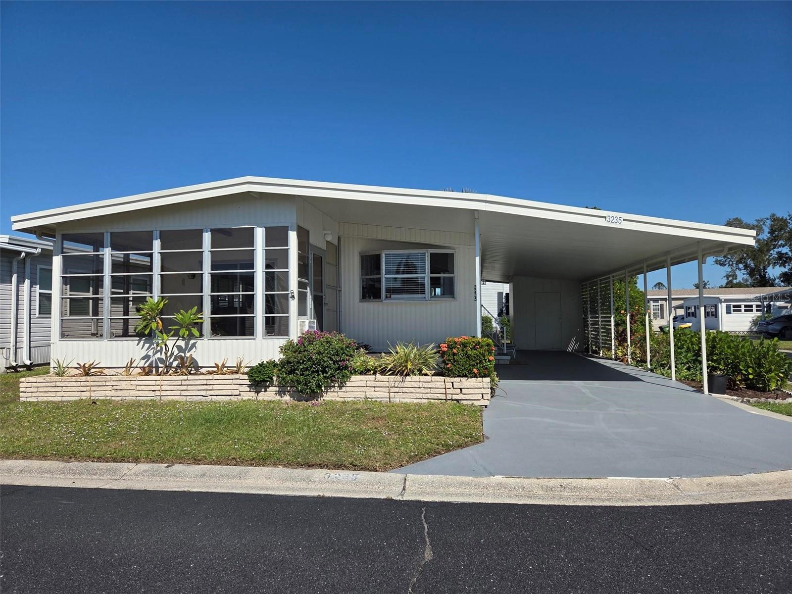 Beautifully Updated 2BR/2BA Home in Oakwood Manor – Sarasota, FL
Welcome to your new home in Sarasota’s most sought-after homeowner-owned community, Oakwood Manor! This beautifully updated 2-bedroom, 2-bath home offers 960 sq. ft. of comfortable living space with thoughtful upgrades throughout.
Recent Updates:
Roof re-sealed
New refrigerator and stove
Washer and dryer (2 years old)
• Updated electrical and plumbing
New insulation in ceiling and subfloor
Interior Features:
Enjoy a bright, open kitchen with tile backsplash, solid-surface countertops, stainless steel sink, garbage disposal, and a charming bay window that fills the space with natural light. The home features new laminate flooring throughout, updated primary and guest baths, new blinds, and designer lighting with recessed fixtures in the living room, kitchen, and primary bedroom.
The living room opens to a large enclosed sunroom with sliding glass doors—offering additional living space perfect for relaxing or entertaining. This sunroom features new matching flooring, creating a seamless flow throughout the home.
Community Amenities:
Established in 1988, Oakwood Manor is Sarasota’s only homeowner-owned mobile home community, spanning 90 acres with resort-style amenities including a heated pool, hot tub, large clubhouse with commercial kitchen and event stage, fitness room, bocce ball, ping pong, and a variety of community activities. Conveniently located just minutes from downtown Sarasota, St. Armands Circle, beautiful beaches, and the Legacy Trail featuring new pickleball courts.
Additional Details
Low HOA fees – only $190/month
55+ community
No dogs permitted
No motorcycles or RVs allowed
Experience exceptional value and vibrant 55+ living in the heart of Sarasota. This move-in-ready home combines comfort, style, and an unbeatable location—come see it today!