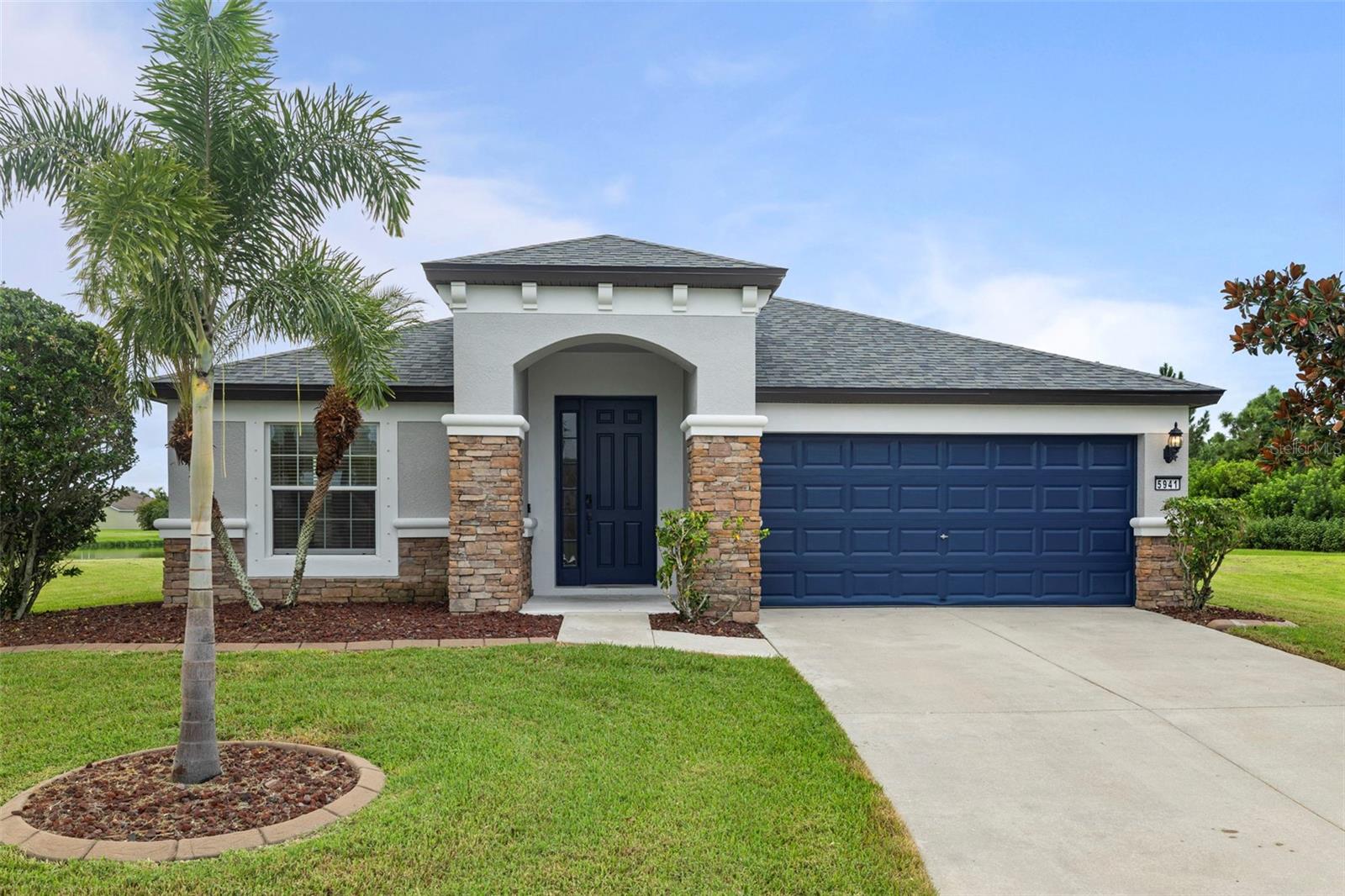 Welcome to this beautifully maintained 4-bedroom, 2-bathroom lakefront home in the highly sought-after Harrison Ranch community in Parrish, Florida! Enjoy peaceful water views, tons of natural light, and a spacious, open layout that makes this home perfect for comfortable living and entertaining.
Step inside to find tile flooring in all wet areas—kitchen, laundry, and bathrooms—with laminate wood flooring throughout the rest of the home (no carpet!). The chef’s kitchen features stone countertops, stainless steel appliances, and ample cabinetry—a dream for anyone who loves to cook.
This home offers both a formal living/dining room combo and a separate family room, providing multiple spaces for relaxing and gathering.
The primary suite is a true retreat with a large walk-in closet, dual sinks, a soaking tub, separate shower, and private water closet. Each of the three additional bedrooms is generously sized, and every room includes a ceiling fan for year-round comfort.
Relax on the screened-in rear patio, the perfect spot to enjoy morning coffee or evening sunsets with a tranquil lake view.
Rent includes lawn maintenance and pest control, so you can spend more time enjoying the community’s extensive amenities such as the
Clubhouse with fitness center and pool table, Resort-style swimming pool, Tennis and basketball courts, and a playground for the little ones. Small pets are welcome with an additional pet deposit. Don't miss this opportunity to live in a vibrant, amenity-rich community just minutes from I-75, shopping, dining, and top-rated schools. Schedule your showing today!