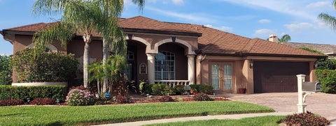 Photo of 22523 Willow Lakes Drive, Lutz, FL 33549 (MLS # TB8520371)