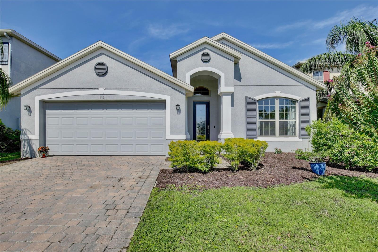 Welcome to this beautifully maintained 3-bedroom, 2-bathroom home that offers both confort and functionality in one of the area's most desirable communities. Designed with an Open Floor Plan, this residence is perfect for both entertaining and everyday living. A dedicated office provides the ideal space for working from home, while the expansive kitchen impresses with tall cabinets, granite countertops, a spacious pantry, and vaulted ceilings that create a bright, airy atmosphere. The primary suite is a true retreat featuring an en-suite bathroom and large walk-in closet. 2 additional bedrooms provides space for a growing family. Step outdoor to a screened-in back porch, where you can relax and enjoy peaceful mornings and evenings. At the front of the home, you'll find an open park, adding tranquil, welcoming setting.