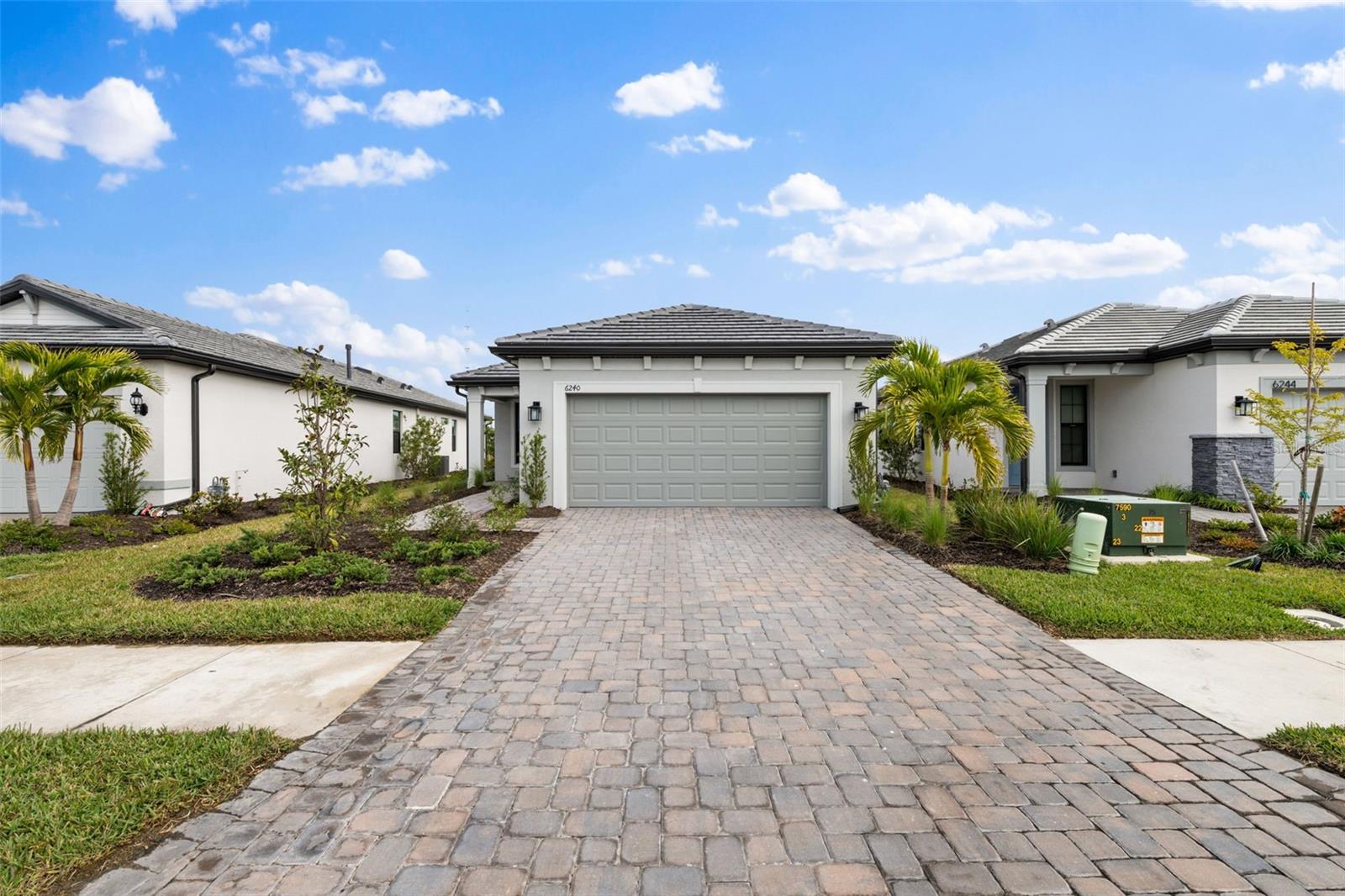 No need to wait! This two bedroom, two bath with den/office Contour model has the extended garage option and is available now! Being offered fully furnished! This home has been upgraded and appointed with many quality options throughout. From the Plantation shutters to the natural gas cooktop the upgrades are everywhere you turn. A neutral 20 inch ceramic tile is installed throughout the home creating a seamless flow and the Contour models’ split floor plan design creates privacy for both you and your guest. The kitchen with its bright and open island design features quartz countertops, stainless steel appliances and upgraded 42 inch cabinets. Making your way from the main living area through the sliding storm glass door you are now onto your 30‘ x 10‘ covered paver brick lanai to enjoy your private water view. Plumbing and gas connections for an outdoor kitchen are there and waiting.
Whether you’re in the market for a season or full-time home this listing could be just what you’re looking for, schedule a showing today!
Talon Preserve located on Palmer Ranch is a resort styled community featuring an 18,000 square-foot clubhouse that hosts planned activities and functions. Featuring a state of the art fitness center, group training and performance training. There’s a catering kitchen, a social lounge, card and craft room and even a classic arcade. Join in with a group or one of the many social clubs available. Amenities include eight Pickleball courts, two tennis courts, four bocce ball courts, and resort swimming pool much much more!