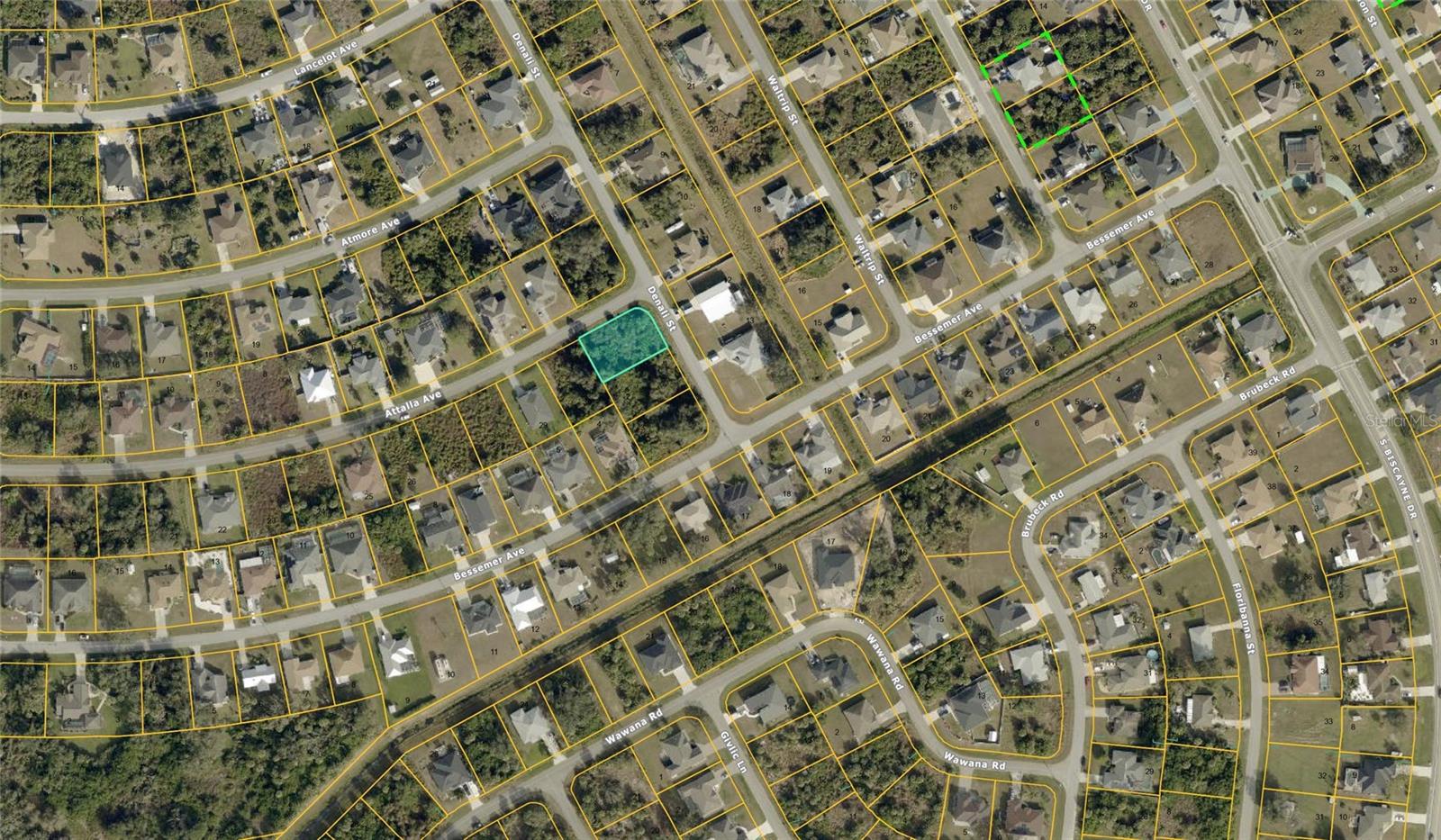Here’s your chance to own a sunny slice of paradise in the fast-growing city of North Port, Florida! This affordable corner lot is full of potential and ready for your dream home. Sitting in a quiet, well-kept neighborhood, this lot is in a location that’s hard to beat. Whether you're ready to build now or looking to invest for the future, this is a smart move. Enjoy quick access to I-75 and US-41, making travel a breeze in any direction. Spend your weekends exploring miles of scenic hiking and biking trails, splashing around at the popular North Port Aquatic Center, or catching a spring training game at the Atlanta Braves stadium nearby. You’ll also find top-rated schools, shopping centers, and delicious dining options just minutes away. Even better—the lot next door is also available (C7513602), offering more space and flexibility. Don’t let this rare opportunity pass you by. Make your offer today!