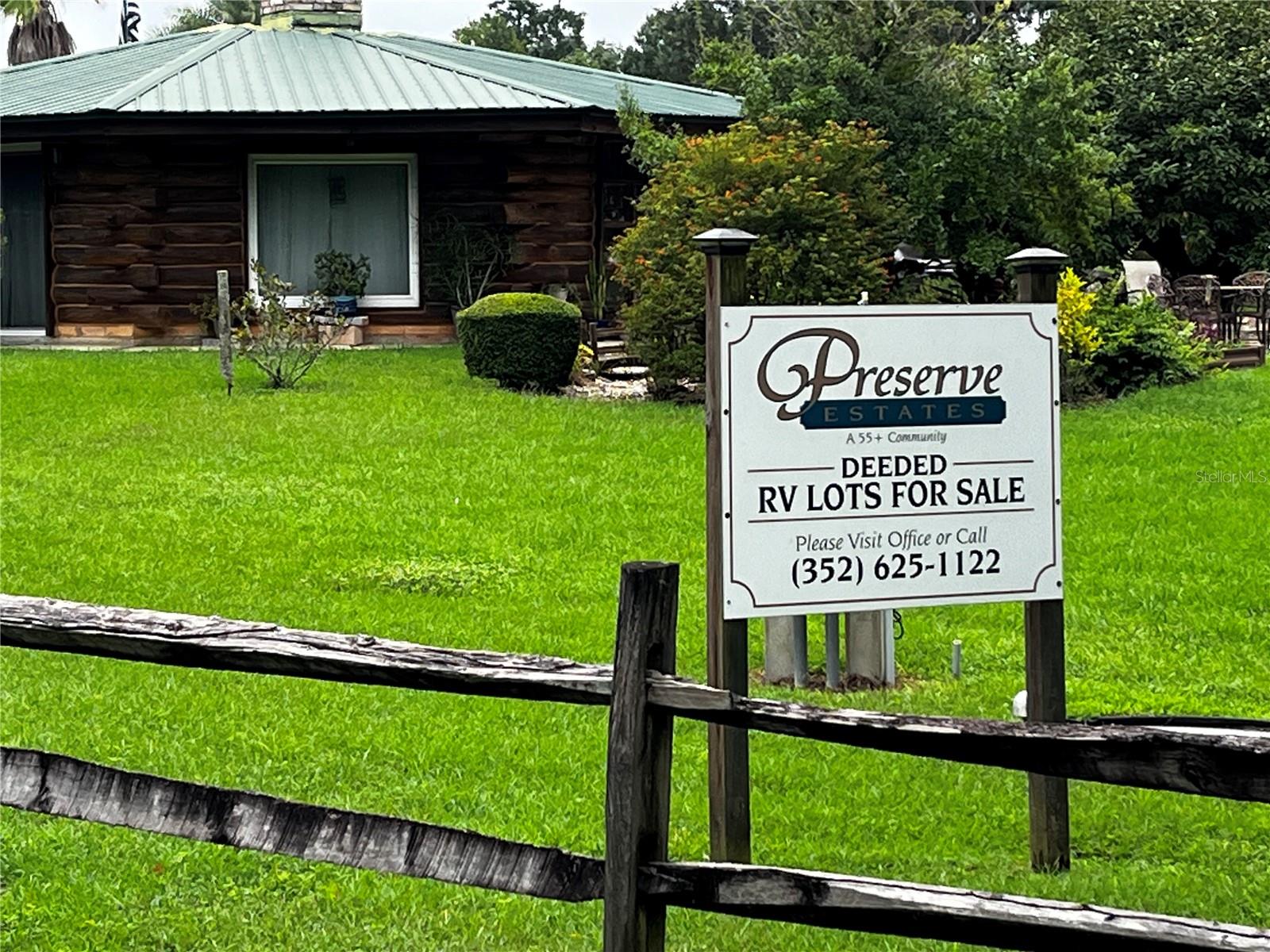 PRESERVE ESTATE - Land