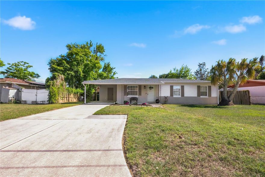 Welcome home to the heart of Longwood! This charming 3-bedroom, 1.5-bath home features luxury plank tile throughout and an open, cozy living room perfect for everyday comfort. Enjoy peace of mind with major updates already completed, including a new roof in 2023, HVAC in 2019, an updated water heater, and electrical improvements.

The spacious backyard offers plenty of room to relax, entertain, or create your own outdoor retreat. Centrally located near major highways and the SunRail system, commuting is a breeze with convenient access to Central Florida attractions. Nature lovers will appreciate being close to Wekiva Island and Big Tree Park, while downtown Longwood’s Reiter Park and weekly farmers market add local charm just minutes away.