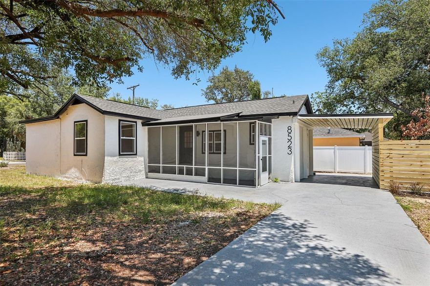 One or more photo(s) has been virtually staged. Discover modern style and opportunity at this freshly reimagined 3-bedroom 2-bath home in the heart of Tampa. Forget the "cookie-cutter" homes; this property has been fully updated and upgraded with a complete interior rehab, fresh exterior paint, brand-new kitchen appliance suite, and brand-new laminate flooring throughout. The heart of the home features a sleek, open-concept kitchen that flows seamlessly into the living room, while the oversized corner lot provides impressive curb appeal and limitless potential to expand. Best of all, you can enjoy the financial freedom of zero HOA or CDD fees. Perfectly positioned in a high-demand hub just minutes from USF, Busch Gardens, and AdventHealth, this home is an unbeatable choice for either a chic primary residence or a high-performing investment. High-demand areas move fast—schedule your showing today and secure your piece of the Tampa heartland before it’s gone!