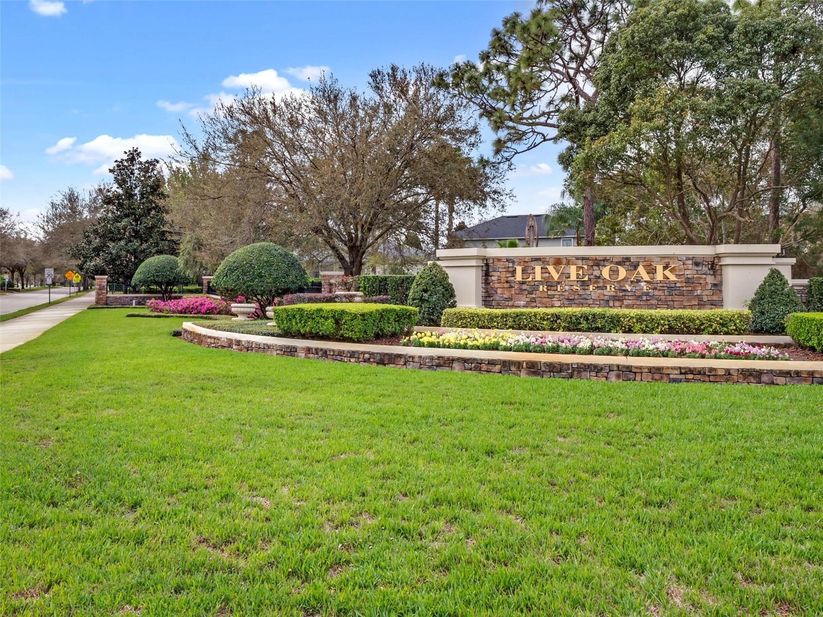 LIVE OAK RESERVE - Residential