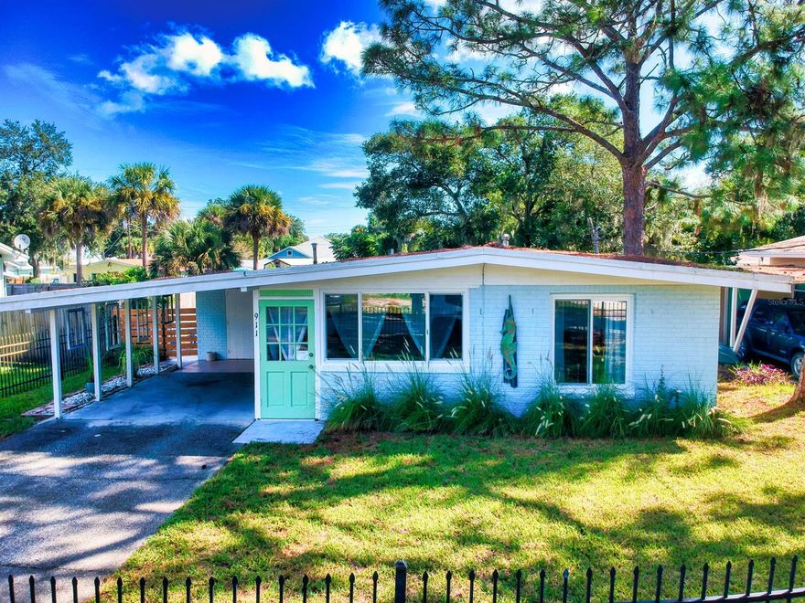 Adorable 2 Bedroom 1 Bath Home just a brief walk to the river and Menard Park where you can launch your Kayaks & Boat. Low maintenance home with a coastal retreat feel. This home would make a wonderful starter home or the perfect place for a weekend getaway. Most of the windows have been updated as well as the entry door and the air conditioner is newer. The A/C System is (2019) There is a Carport and a utility room with washer & dryer hookup. The backyard is fenced in and has a patio for outdoor entertaining. Easy to see. Use showing time. ;Water: City