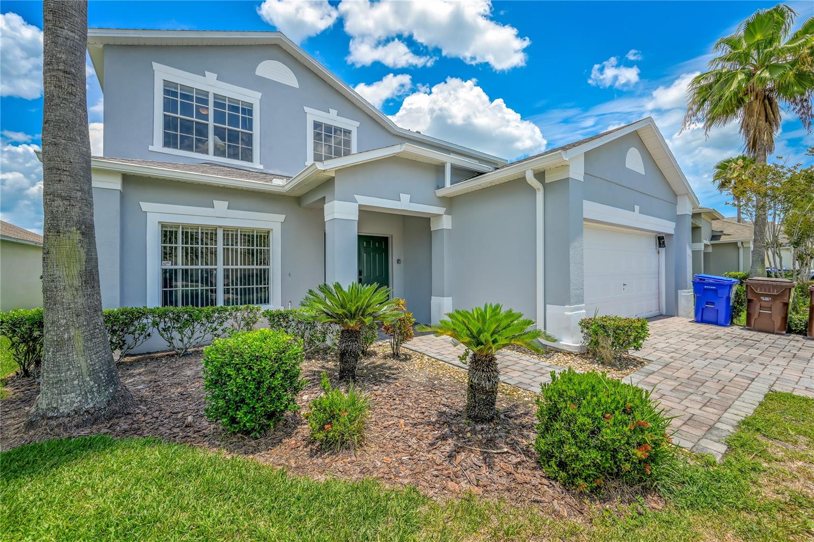 Welcome to your future dream home in the gated community of Cumbrian Lakes in Kissimmee, FL! This stunning two-story residence offers 5 bedrooms, 3.5 bathrooms, and a BONUS ROOM/DEN/MOVIE ROOM is perfect for family living and entertaining. Enjoy the Florida lifestyle with a private pool with a bubbling Spa overlooking a serene pond/lake with two fountains. The home features has an open-concept kitchen with newer stainless steel appliances, spacious main dining room and a cozy breakfast nook, a large living room, and a loft on the second level, ideal for a home office, reading or play area. The entire home is FULLY FURNISHED and beautifully maintained with New Roof (2023), new outside painting, and new luxury vinyl flooring throughout on the first floor, and new carpet on the second floor. The first floor includes two bedrooms with en-suite bathrooms, while the remaining three, including the master bedroom with a king size bed, are located on the second floor. Conveniently located just 10 minutes from Highway 192, 8 minutes from local Walmart, 5 min from Home Depot, 20 minutes from Disney World and all other entertainments. You'll have easy access to major supermarkets, service stations, convenience stores, and restaurants. All measurements are approximate. Schedule your showing TODAY!!!!!
