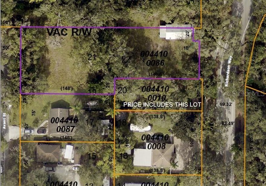 VACANT LAND READY FOR DUPLESES, 3 HOMES, OR MULTI-FAMILY DWELLINGS. OR HOMEOWNER MAY WANT TO DESIGN THEIR THIER PERFECT RESIDENCE.  THE SALE OF .79 ACRES INCLUDES 2 LOTS AND THE PROPERTY HAS ACCESS FROM AVANT AVE. ON THE WEST SIDE AND RICHARDSON WAY ON THE EAST SIDE. ON COUNTY WATER AND SEWER, AND THERE MAY BE AN IRRIGATION WELL.  THE 739sf HOUSE ON THE PROPERTY HAS ALREADY BEEN GUTTED SO IS NOT LIVEABLE.  SARASOTA COUNTY RC ZONING (RESIDENTIAL COMBINATION) MAY ALLOW FOR AN OFFICE AND A RESIDENCE.
LOTS ARE AN ODD SHAPE SO DEMINSIONS ARE NOT ACCURATE.  SEE PHOTOS.  AND THERE IS A LARGE PARK ONLY ONE BLOCK AWAY.
ALL REMARKS NEED TO BE VERIFIED BY GOVERNMENT AGENCIES REGULATING THE PROPERTY AND ZONING.