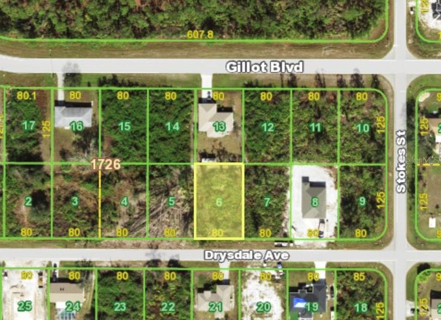Discover one of Port Charlotte’s best residential land opportunities. This TRUST SALE offers a standard 80-by-125FT HOMESITE tucked within a peaceful, well-established neighborhood that’s seeing exciting new construction growth. The property is ZONED RSF3.5 for single-family use, NOT IN A FLOOD ZONE, and OFFERS NEARBY ACCESS TO ELECTRIC SERVICE, providing a straightforward path to future development.
With NO HOA RESTRICTIONS, you’ll have the freedom to design the Florida home you’ve always envisioned ~ whether you’re planning to build now or secure land for the future. The location is unbeatable, placing you within minutes of shopping, dining, golf courses, medical centers, and the beautiful Gulf Coast beaches.  Perfect for builders, investors, or homeowners looking to capture value in one of Southwest Florida’s fastest-growing areas, this lot represents an exceptional blend of AFFORDABILITY, FLEXIBILITY, and CONVENIENCE. The estate is motivated to sell, and this parcel is PRCEID TO MOVE ~ don’t miss your chance to invest in Florida living at its best.
