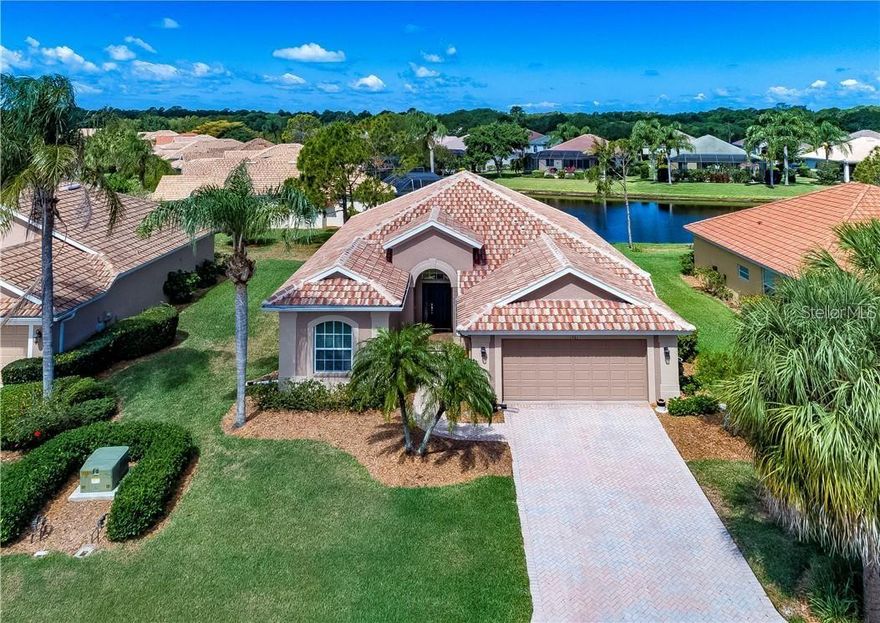 Exceptional opportunity in highly sought-after Rivendell, one of Osprey’s most desirable communities known for its scenic lakes, preserves, walking trails, and beautiful natural surroundings. Ideally located just steps from top-rated Pine View School, offering the rare convenience to walk or bike to one of Florida’s most acclaimed schools. This beautifully maintained home features a durable tile roof, tranquil lake views, and a spacious lanai overlooking the water, perfect for relaxing or entertaining. Enjoy stunning lake views from the dining room, creating a bright and inviting everyday setting. HOA maintained lawn care adds convenience and low maintenance living. The backyard is a tropical retreat with fruit trees including sugar apple, guava, and plum. Prime location near Oscar Scherer State Park, Casey Key beaches, shopping, dining, and the Legacy Trail. Rare combination of location, lifestyle, views, and school district appeal.