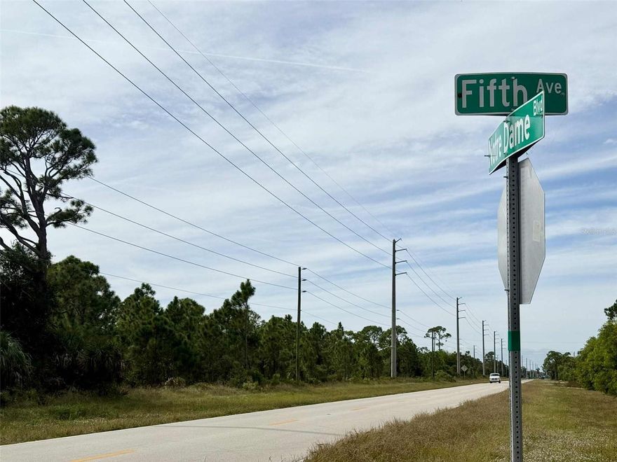 Build your dream home on this double lot. New homes being built all around. Conveniently located to I75 and close to downtown Punta Gorda and Cape Coral with shopping, dining, golf, MLB baseball spring training, world class fishing and entertainment, and the solitude of country living. 27275 NOTRE DAME BLVD or 27285 NOTRE DAME BLVD