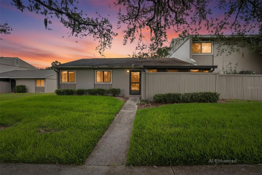 Rare opportunity to own a GROUND-LEVEL CORNER/END UNIT in the highly desirable Meadowood community of Temple Terrace! Perfectly positioned DIRECTLY ACROSS FROM THE POOL, CLUBHOUSE, AND TENNIS COURTS, this spacious 3-bedroom, 2-bath wheelchair-accessible condo offers the ideal blend of comfort, convenience, and resort-style living.

Step inside to an open and inviting living and dining area filled with abundant natural light thanks to the private end-unit location. Designed for easy everyday living and entertaining, this home offers generous space to relax and unwind. Enjoy added peace of mind with a NEW HOT WATER HEATER (2026), plus HOA-covered roof, grounds maintenance, and exterior upkeep for truly low-maintenance living.

Surrounded by scenic walking trails, mature oak trees, and lush landscaping, Meadowood is a beautifully established community that feels tucked away while remaining close to everything. Conveniently located near the Veterans’ Hospital with quick access to I-75 and I-4, and just a short walk to shopping, dining, and everyday conveniences.

Whether you’re searching for a low-maintenance primary residence, seasonal retreat, or investment opportunity, this ideally located condo checks all the boxes. Don’t miss your chance to own one of the best-positioned units in Meadowood!