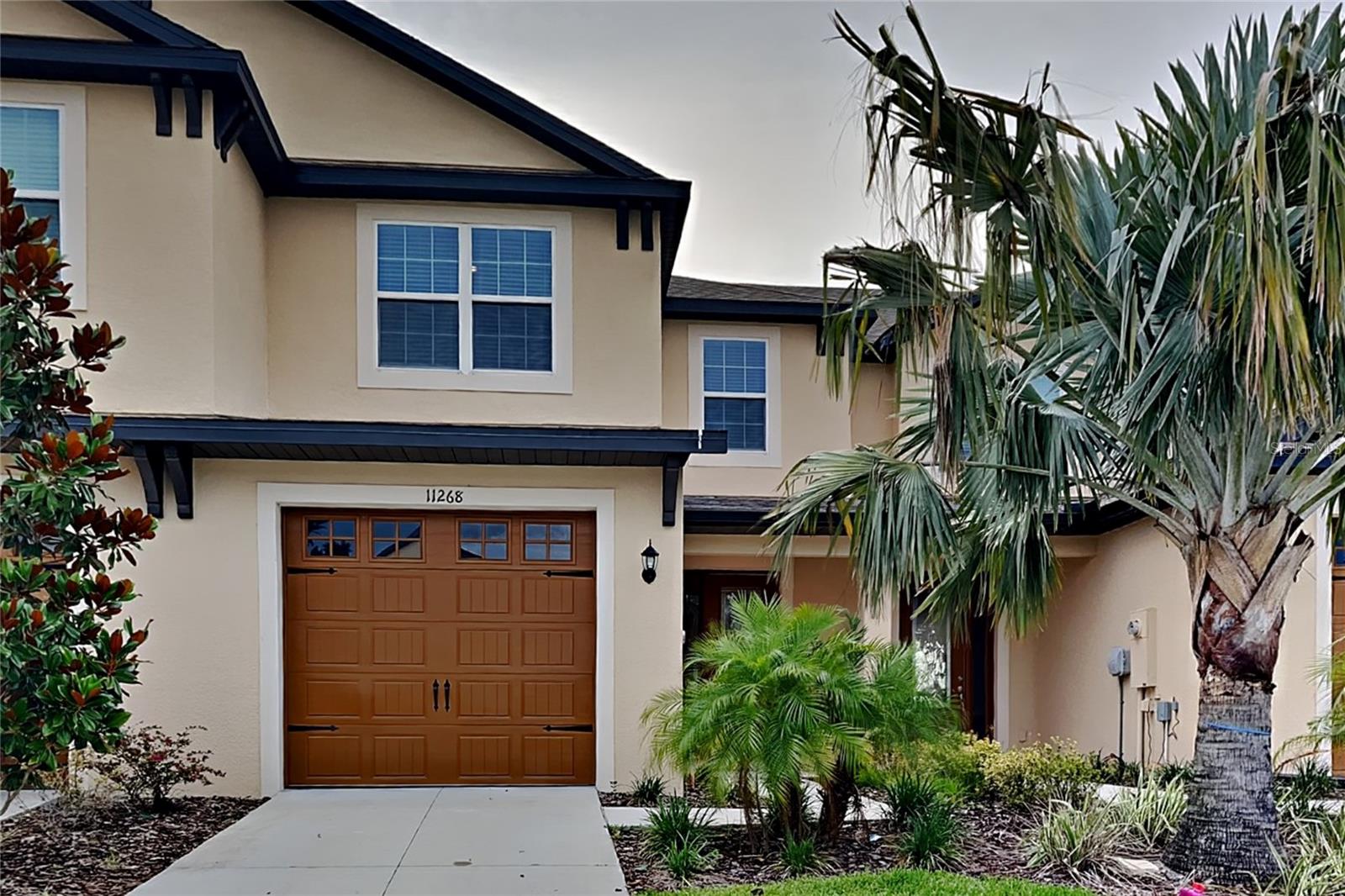 Welcome home! This wonderful 3 bedroom 2.5 bath townhome is located in popular community of Mirada. Step inside this great open floor plan home and you’ll find a chef ready kitchen featuring tall wood cabinets, stainless steel appliances, gleaming quartz countertops and a real pantry. The kitchen flows into the main living and dining areas, and there’s a screened patio overlooking the natural beauty of the water and woods beyond the back lawn. You’ll also find a half bathroom and a one car garage downstairs. Head upstairs and you'll discover that the primary bedroom enjoys the same scenic views as the back porch. This room has it’s own walk in closet and it’s own ensuite bathroom that boasts a dual sink vanity. There are also two more bedrooms upstairs plus a full bathroom. This home is located just 5 minutes I-75 and only 15 minutes from Epperson Lagoon Waterpark. Don't miss your chance to own this wonderful townhome - make an appointment to see it today!