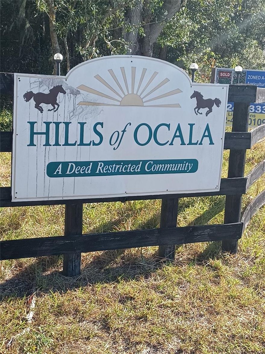 Your dream home awaits, in this affordable 2.23 acre lot located in Rolling Hills, a deed restricted community (no mobile homes allowed).  Lot is high and dry, with great trees, making this piece of property a great investment, or a place to call home.  Utilities are located right on the property. Easy access to main roads, shopping, schools, hospital and local restaurants (Walmart, Publix, Chilies, I Hop, to name a few).  It is also a short commute to the World Equestrian Center, halfway between Dunnellon and Ocala, best of both worlds.  For water activities you are located between the Rainbow River and Chrystal River.  This area rapidly developing and growing and is centrally located, so do not let this one pass you by.