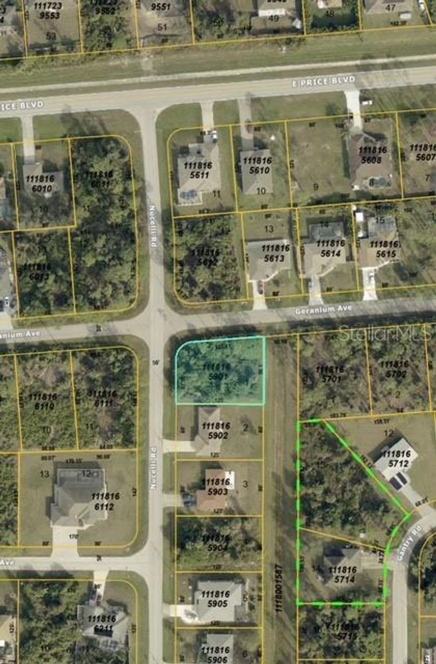 Amazing Corner lot in North Port. NOT FLOOD ZONE! NO HOA OR CDD! North Port is a growing area that is also convenient for those looking to commute to Sarasota or Fort Myers. The City of North Port offers so many community highlights including a new Water Park, Atlanta Braves Spring Training Stadium, shopping, dining, plenty of public parks.  Excellent location, peaceful neighborhood, minutes from I-75 & Tamiami Trail! Convenient to Florida’s best beaches, golfing, public boat ramps, marinas, shopping, physicians, water park, Atlanta Braves Spring Training Stadium, Tampa Bay Rays Spring Training Stadium, Historic Riverfront Downtown Punta Gorda & Fishermen’s Village, and a short drive to Sanibel, Venice, Fort Myers, and Boca Grande.  All information deemed reliable, but not guaranteed; buyer and buyer agent to confirm all.