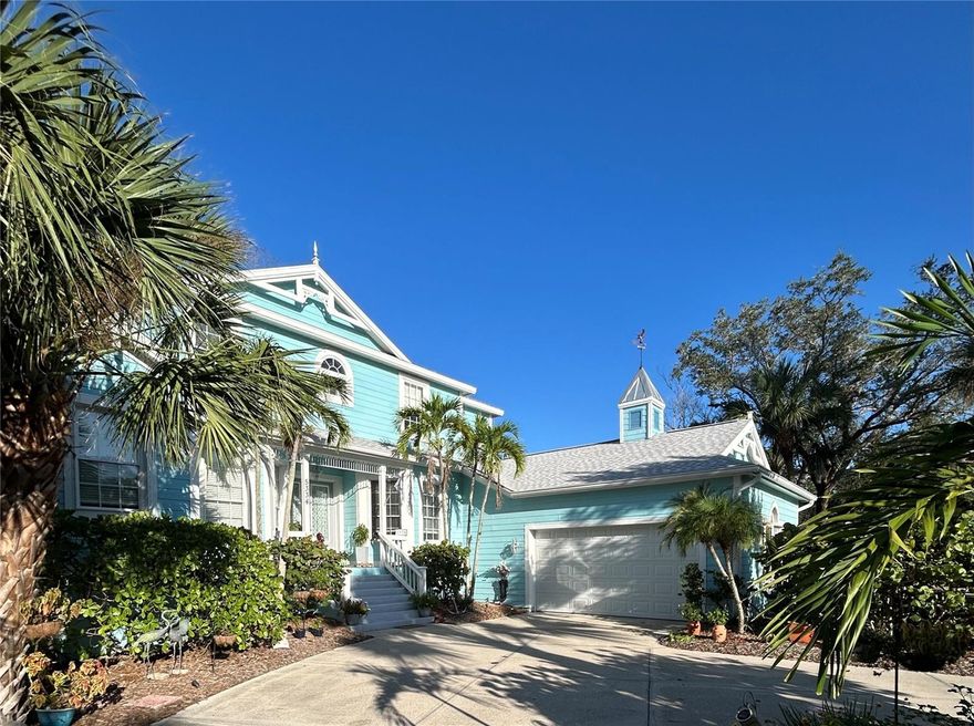 Beautiful home that was rebuilt in 1997 located on Palm Island on Siesta Key. Palm Island is considered the “heart of Siesta Key”. When the home was rebuilt it was raised 10 feet above ground. This home is a short walk to Siesta Beach, which has been named the #1 Beach in the USA numerous times. It is also just minutes from the Village that has restaurants, shopping, etc. You would have access to and from the mainland by two bridges located on the north side and south side of Siesta Key. Bicycles are a good mode of transportation as well as the free trolleys that run the entire island and downtown. The home is a true paradise which includes 4 bedrooms, 3 full bathrooms and a two car garage. Enjoy the vaulted ceiling and 20 foot ceiling upon entry.  There is a relaxing heated pool that is screened to enjoy the sunshine. Just imagine a lazy day at the beach followed by a dip in the pool, with no worries. What more could you ask for? The large kitchen offers plenty of space for cooking and entertaining as well as a walk in pantry. It has a large island with seating so everyone can be around and share. Plenty of seating at the dining room table for 6. The laundry room has a washer and dryer along with a sink and area to hang clothes above the sink. The primary bedroom has two twin beds that can be put together and make a king bed and 2 walk in closets. The other three bedrooms have a queen bed, full bed and a twin bed. The bathrooms are all good size. There is also a game room upstairs where you can do crossword puzzles or play bridge.  A three zone A/C system operates the home. This home can be rented for season or off season. Please call for off season rates and multiple months discount. No Smoking in the home or on the grounds.  The fireplace in the family room may not be used.