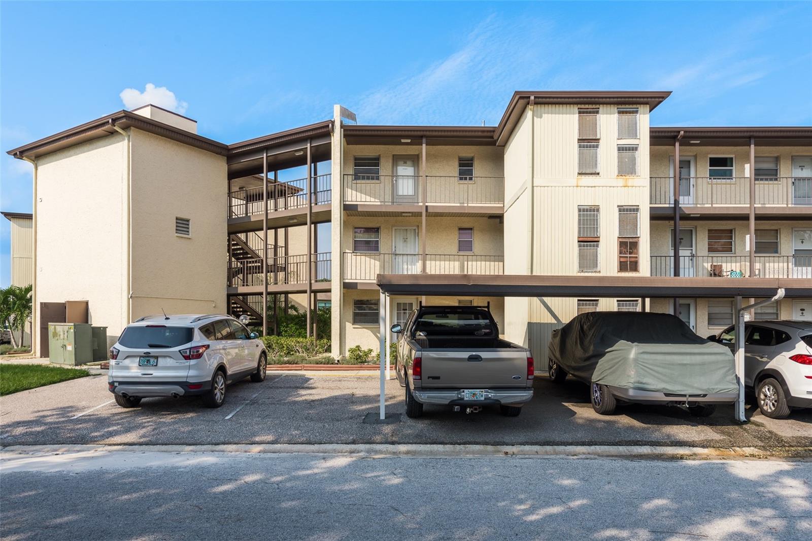 This turnkey second-floor unit located in the highly desirable waterfront community of Gulf Harbors Condominiums has been updated and is available for immediate occupancy! Enjoy maintenance free living in this 1 bedroom, 1-bathroom condo. This unit has wonderful courtyard views and is completely furnished, all that you need to bring is your toothbrush! This beautifully furnished unit has a spacious living room and dining room combo adjoined by the lanai overlooking the courtyard. Kitchen with stainless steel appliances. The spacious primary suite features a large walk-in closet. The bathroom is accessible from both the primary bedroom and living area. This lovely unit is light and bright and ready to go! Other features include building elevator, and laundry facility located conveniently on the same floor. The unit also comes with its own covered assigned parking space as well as a private exterior storage closet. This charming community offers three clubhouses, two large pools- one heated and on the waterfront, shuffleboard, BBQ grill areas, bocce ball, billiards, poker tables, fitness, and many scheduled events. The condo fee covers all exterior care, roof, master and flood insurance, basic cable, internet, water, sewer, and trash. For an additional $200 per year, you have the option to join Gulf Harbors beautiful private sandy beach offering cabanas, pick nick tables and grills located on the Gulf of Mexico and overlooking beautiful Anclote Key! Just a short ride from lively downtown New Port Richey with many restaurants, bars, shops, and Sims Park. Close to all shopping, restaurants, medical needs, Tampa airport and more. A home away from home or living all year around this unit will certainly satisfy your Florida lifestyle. Come take a look at this spacious, move in ready condo in a community that welcomes all ages.