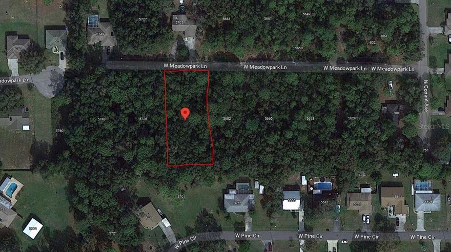 Builder special in Citrus county with 26,436 sq ft of land! Located at W Gulf to lake highway close to shops and major parks. It is in a quiet neighborhood and is perfect for a builder. Zoning is medium density residential (MDR). New build homes are selling for upwards of $335,000 in the area. With limited inventory in the immediate area, this property will not last.